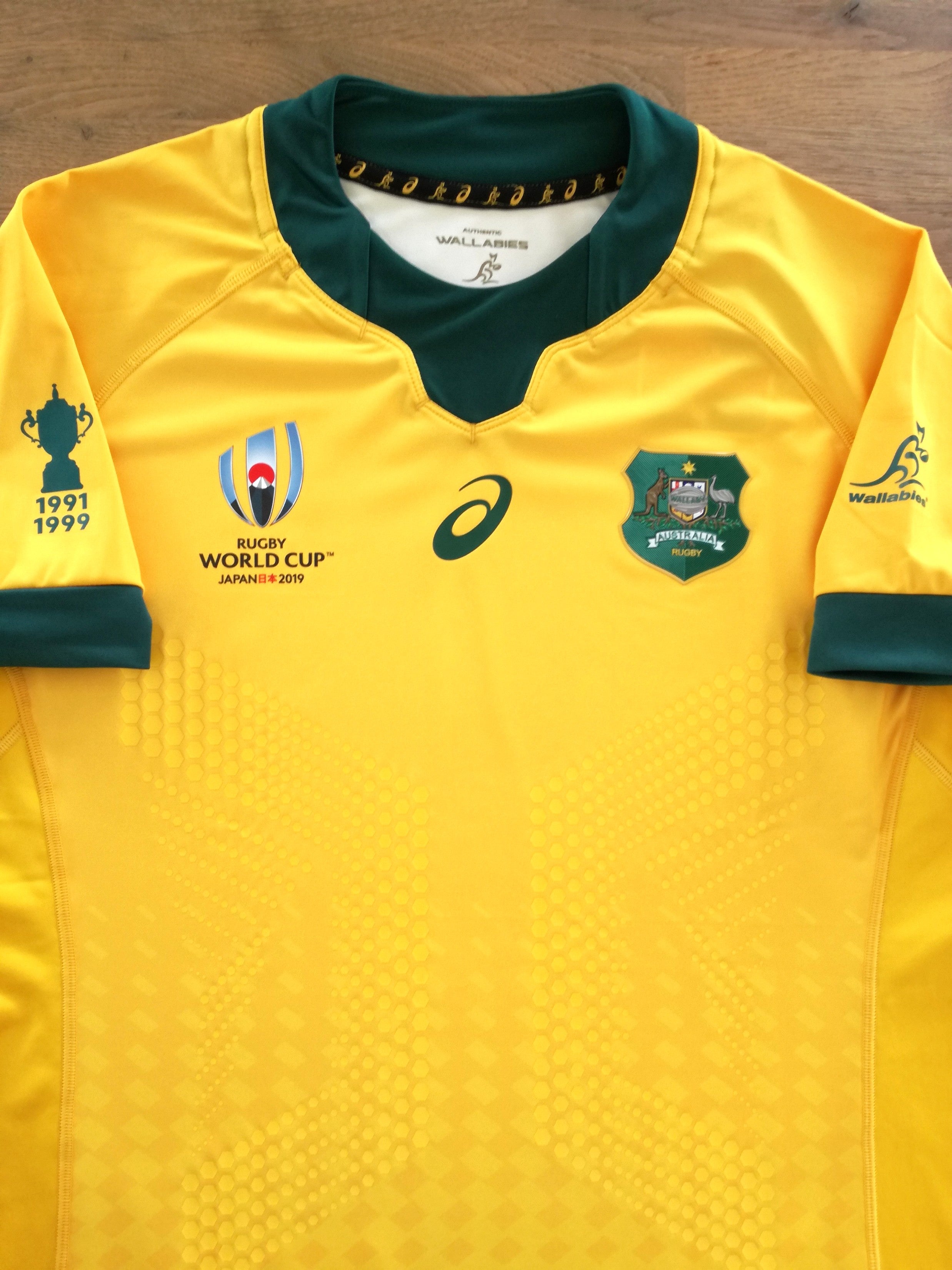 2019 Australia Home World Cup Rugby Shirt