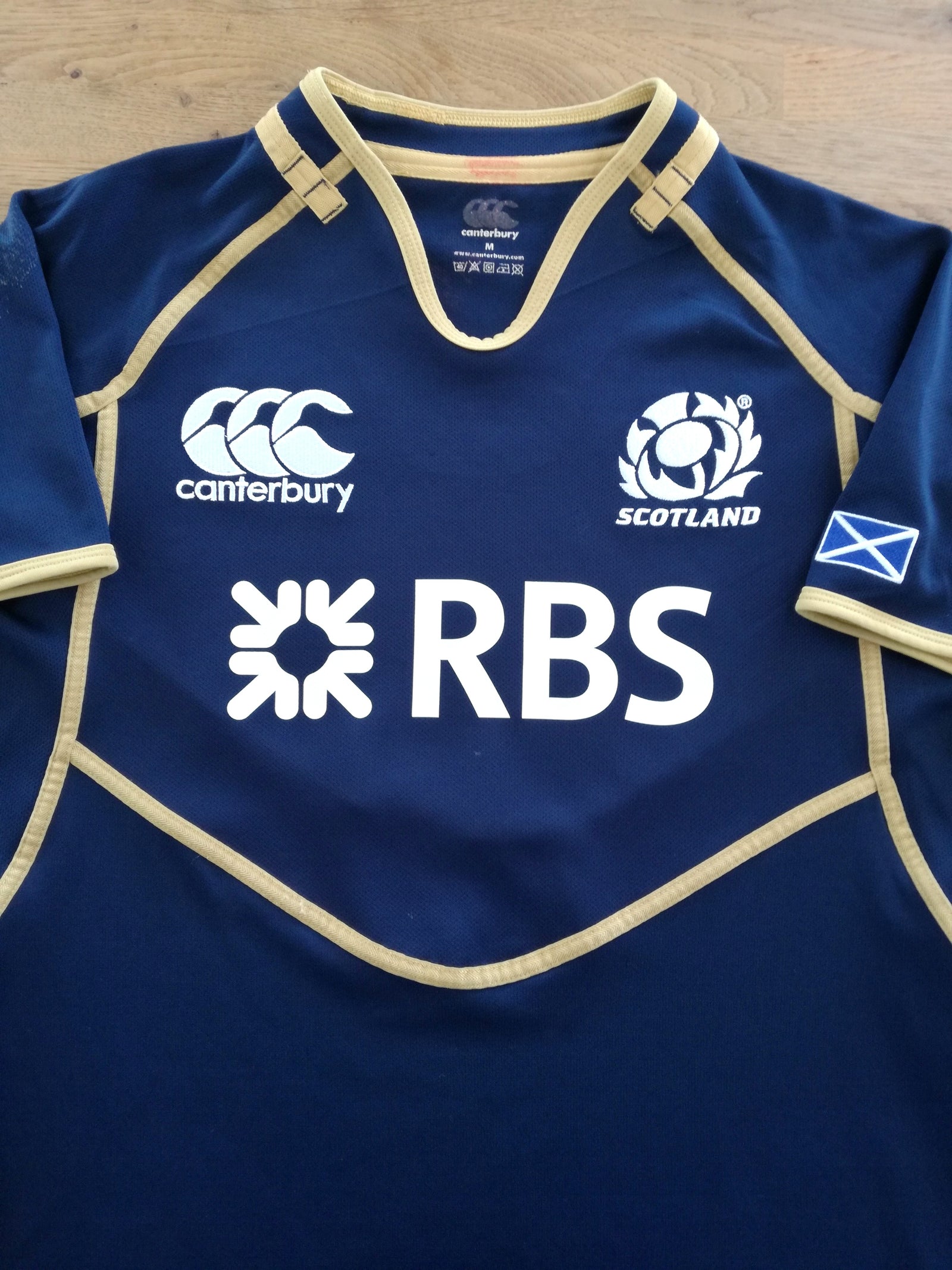 2011/12 Scotland Home Pro-Fit Rugby Shirt