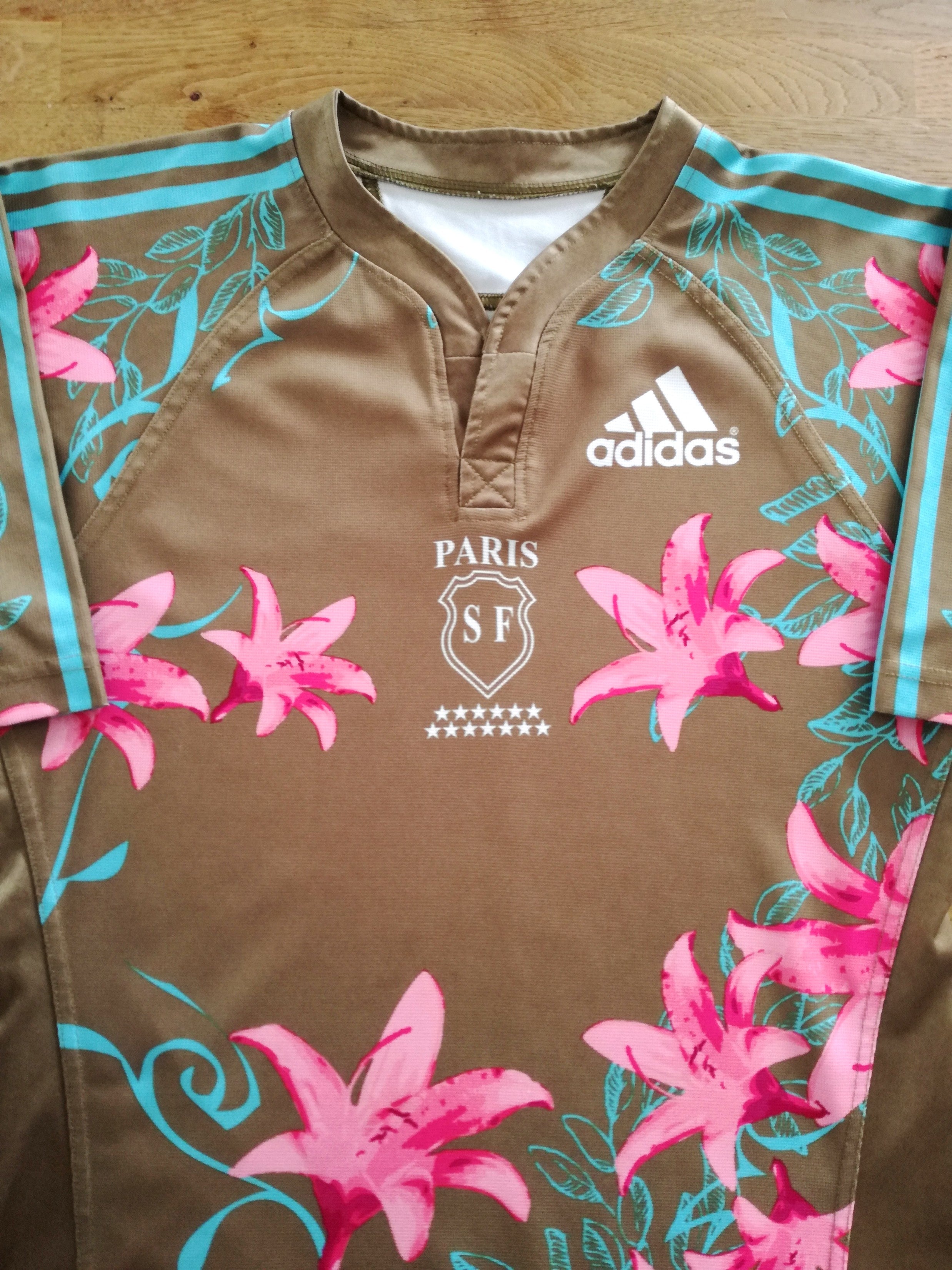 2007/08 Stade Français Home Rugby Shirt