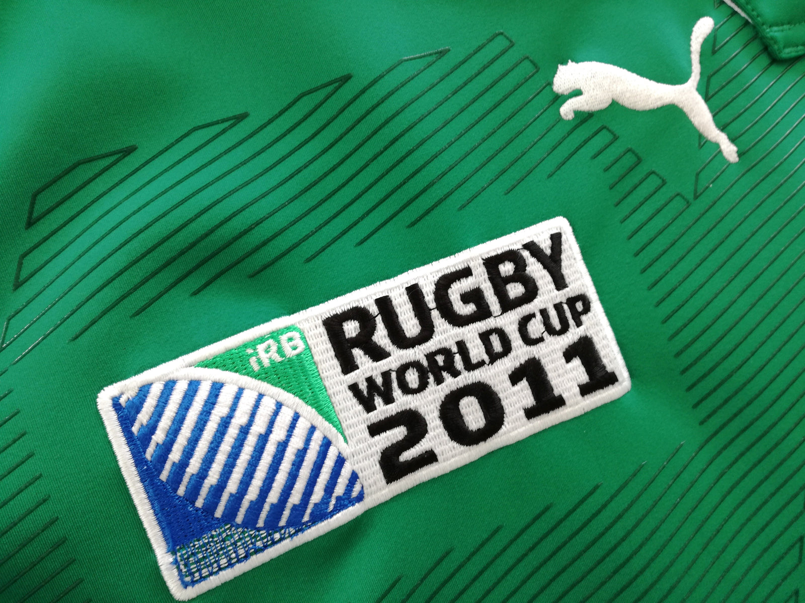 2011 Ireland Home World Cup Player Issue Rugby Shirt (L)