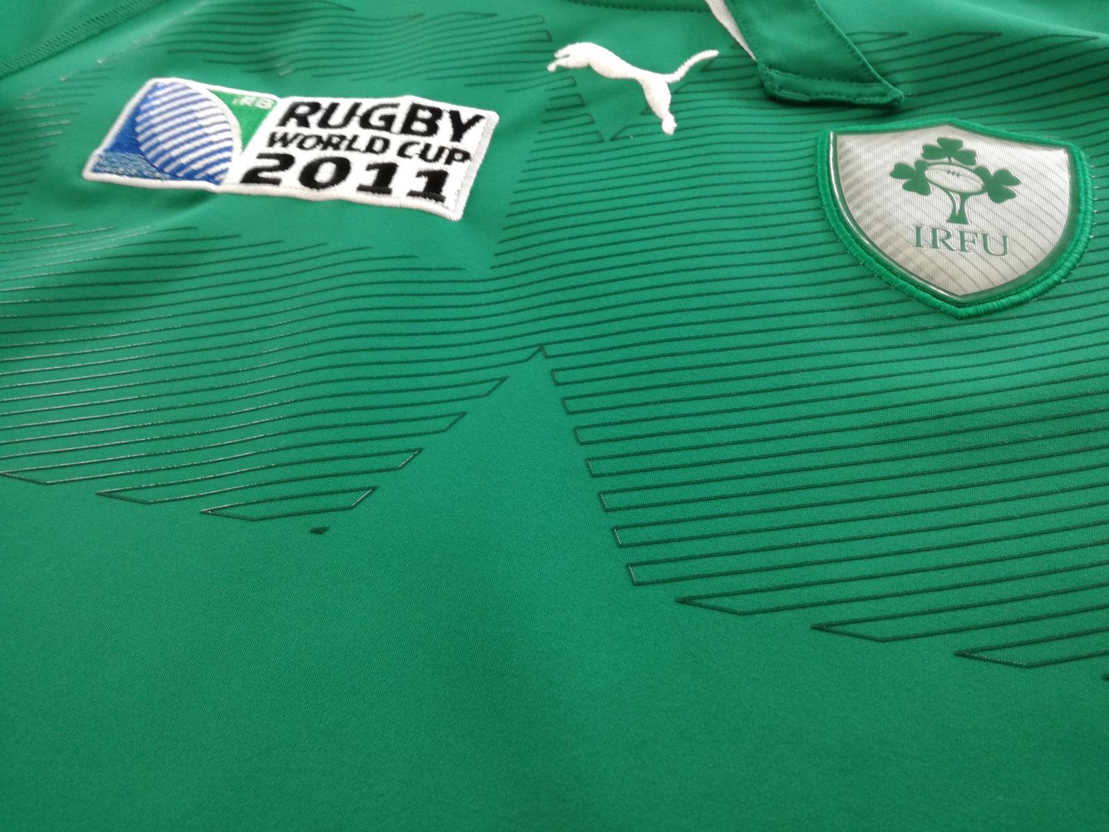 2011 Ireland Home World Cup Player Issue Rugby Shirt (L)