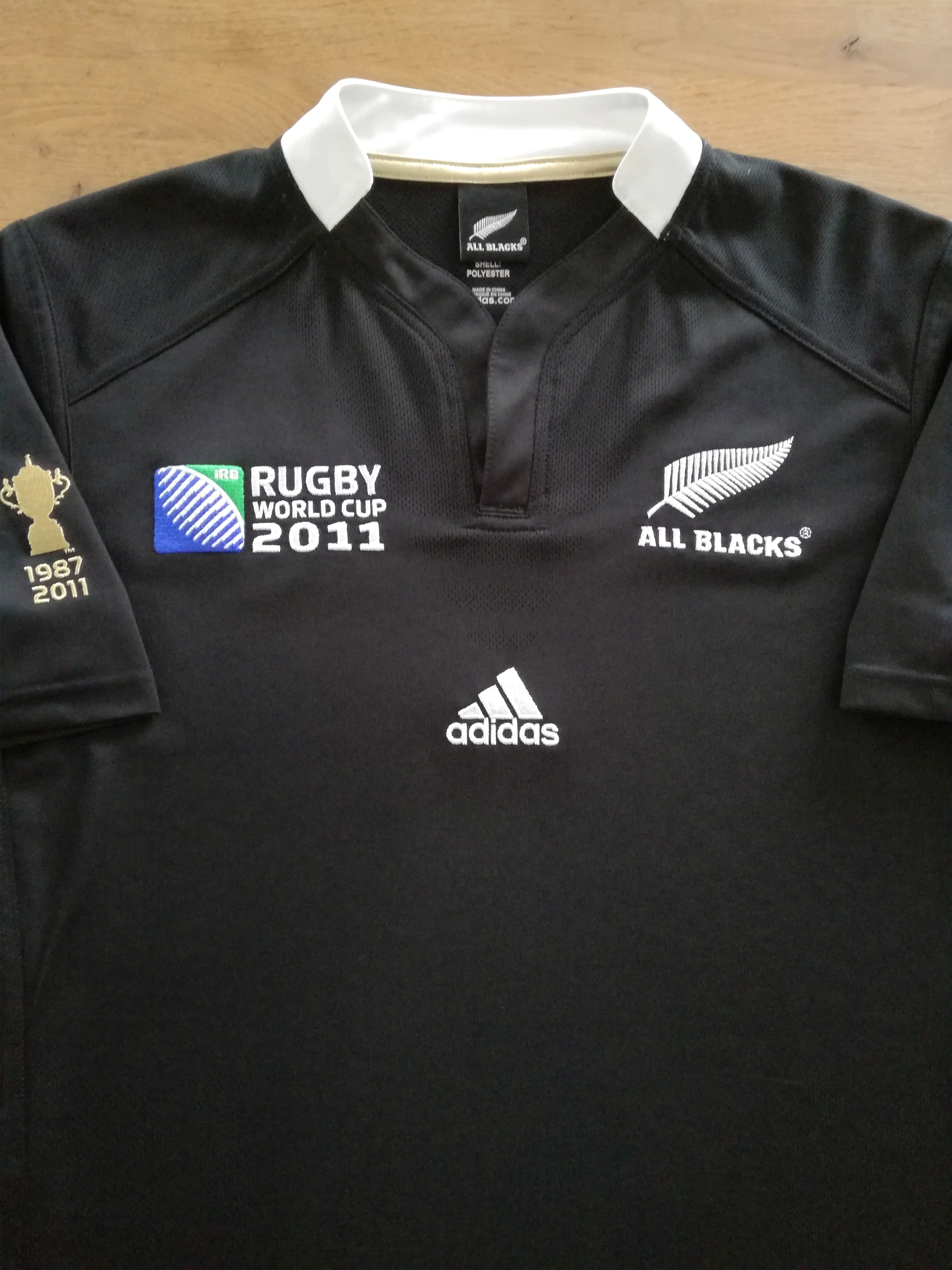 2011 New Zealand Home World Cup Rugby Shirt