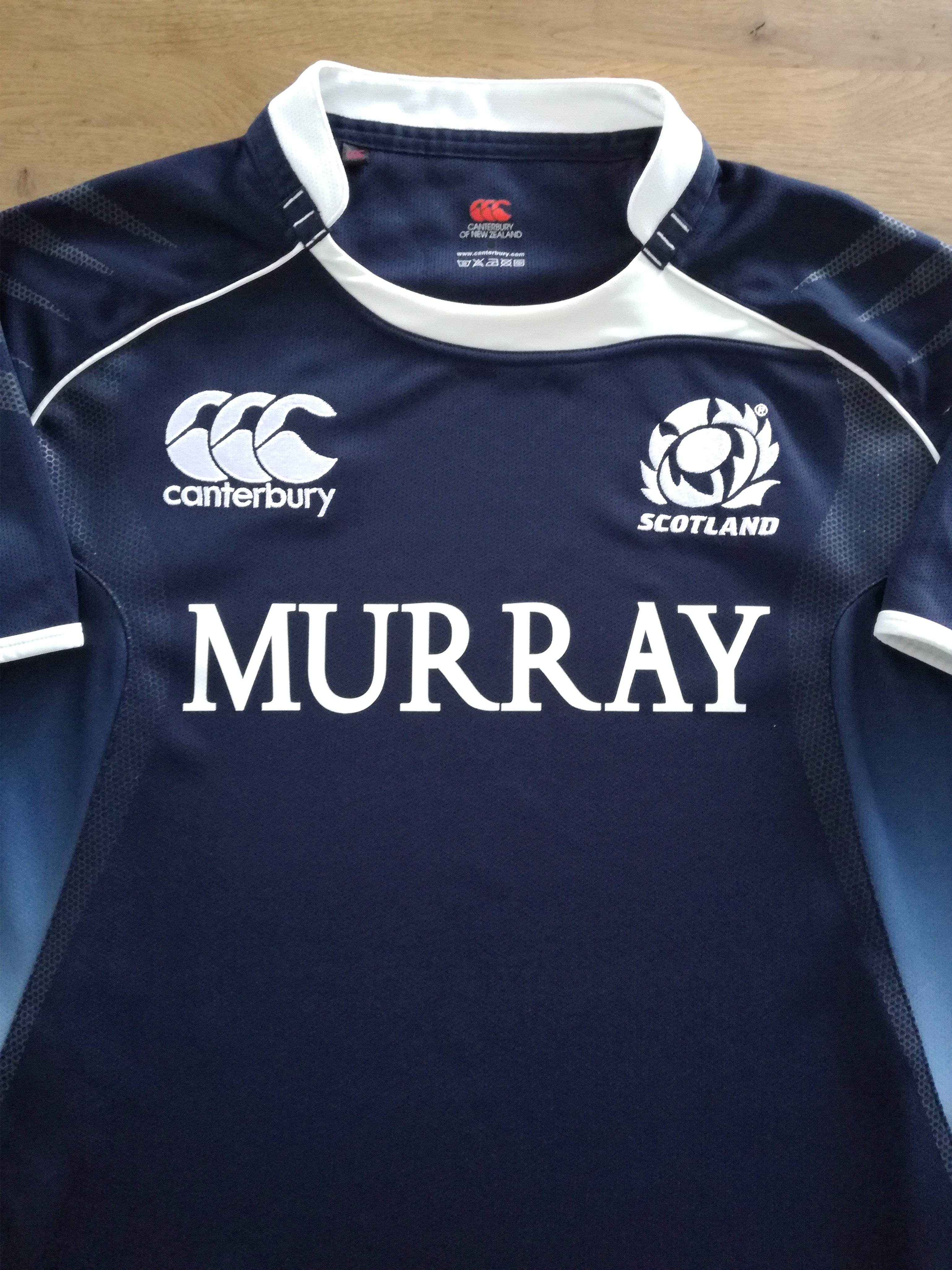 2009/10 Scotland Home Pro-Fit Rugby Shirt