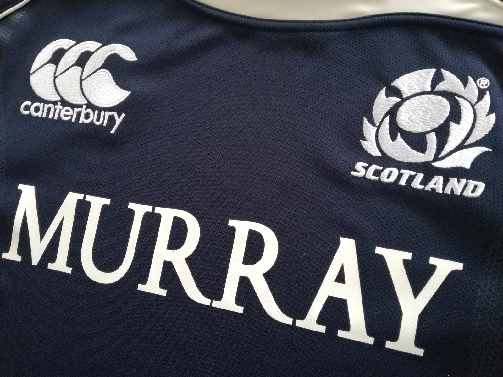 2009/10 Scotland Home Pro-Fit Rugby Shirt (L)