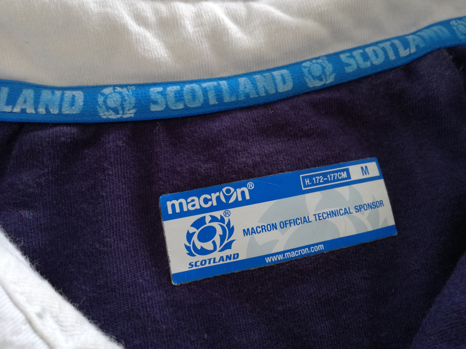 2013/14 Scotland Home Rugby Shirt. (M)