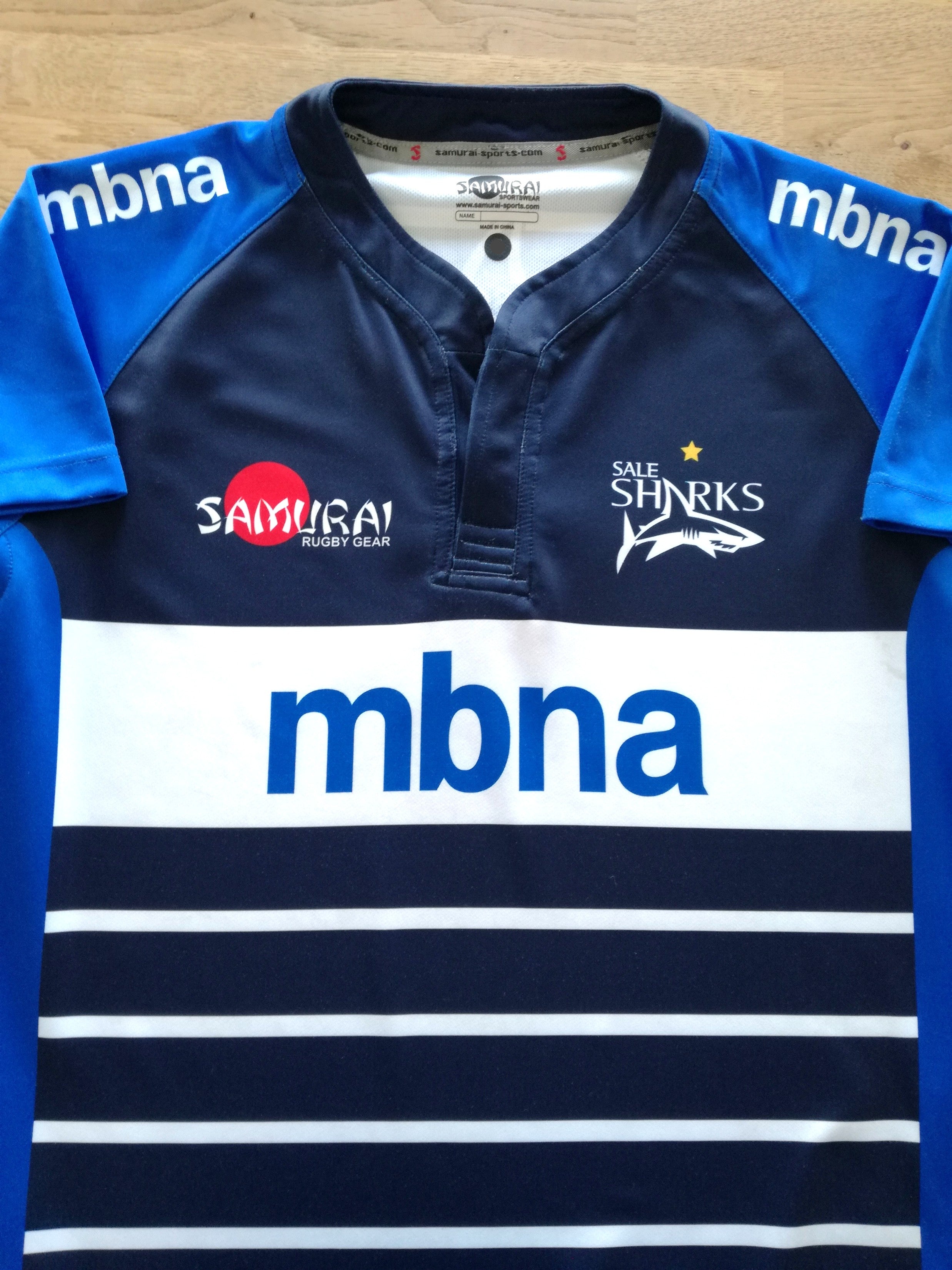 2015/16 Sale Sharks Home Rugby Shirt