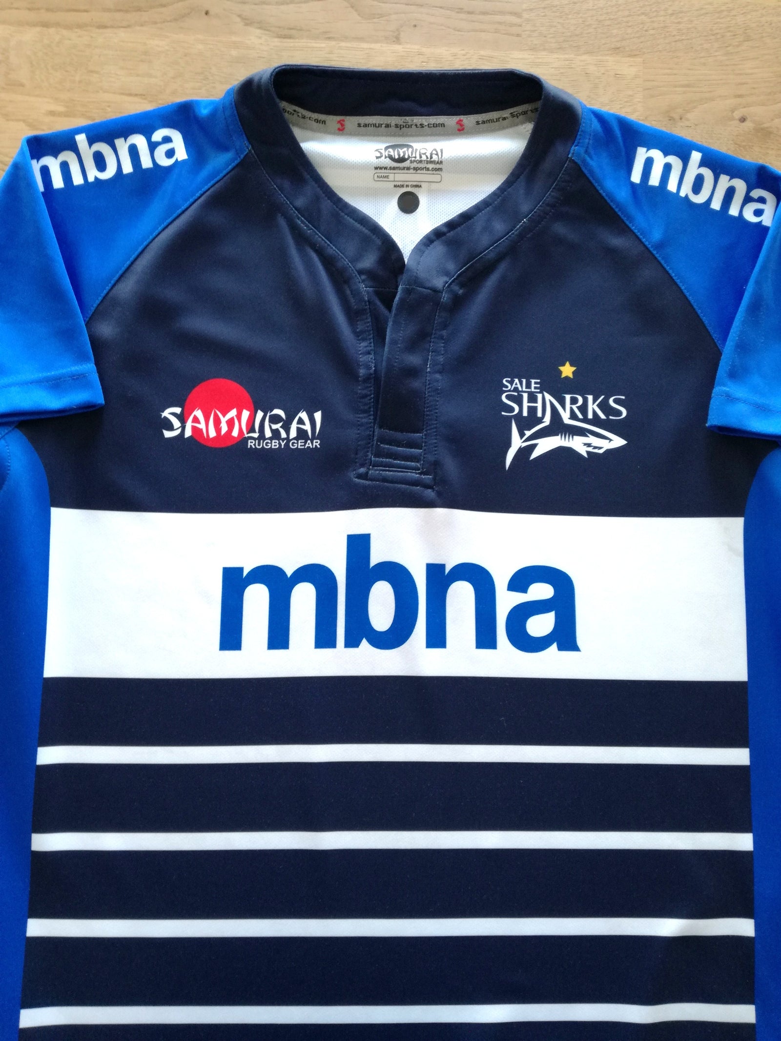 2015/16 Sale Sharks Home Rugby Shirt