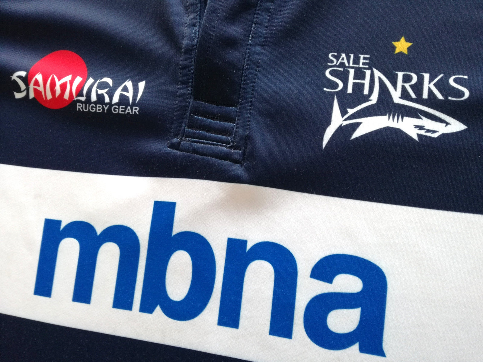 2015/16 Sale Sharks Home Rugby Shirt (S)