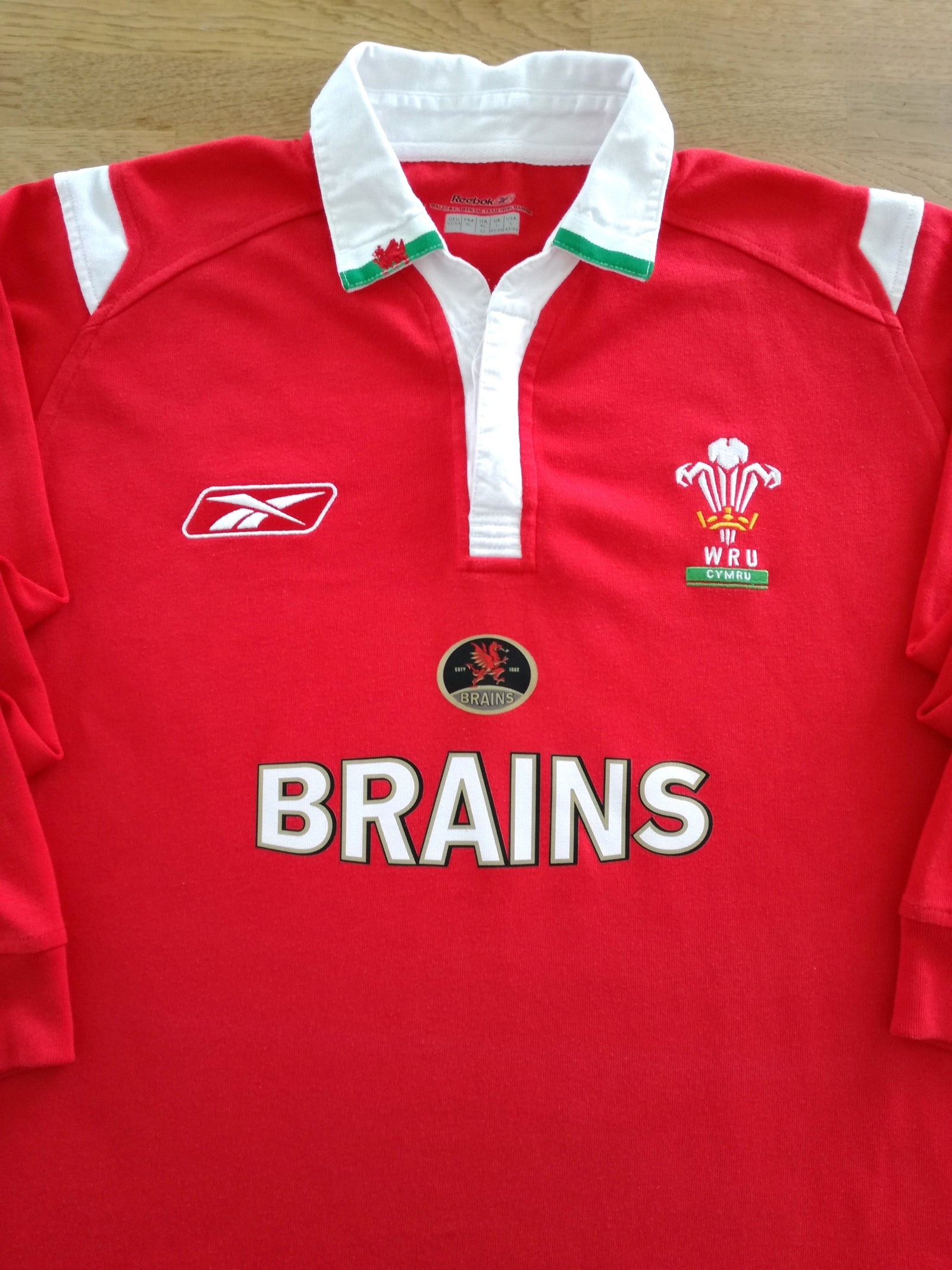2004/05 Wales Home Long Sleeve Rugby Shirt