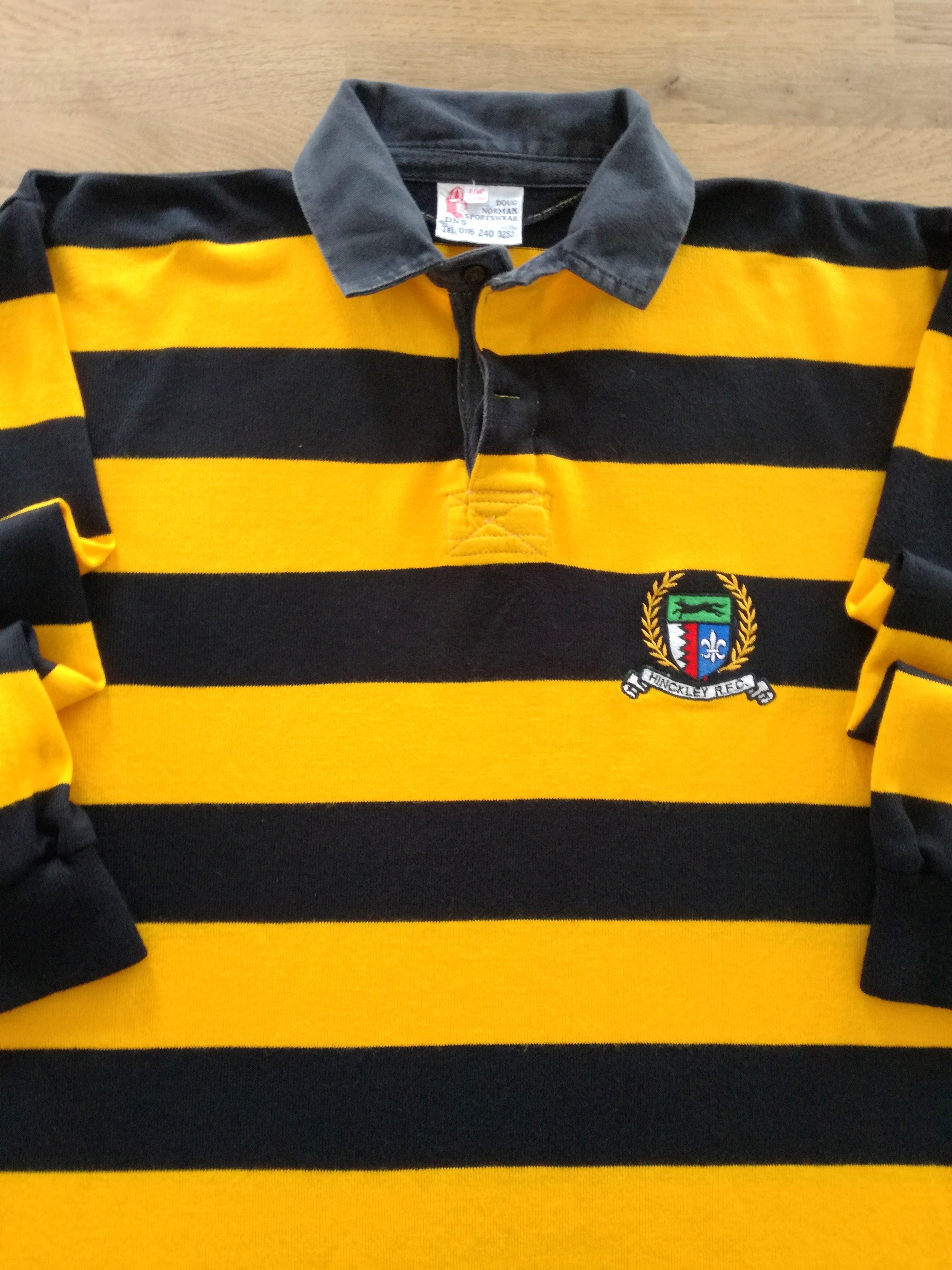 2000/01 Hinkley Home Long Sleeve Rugby Shirt