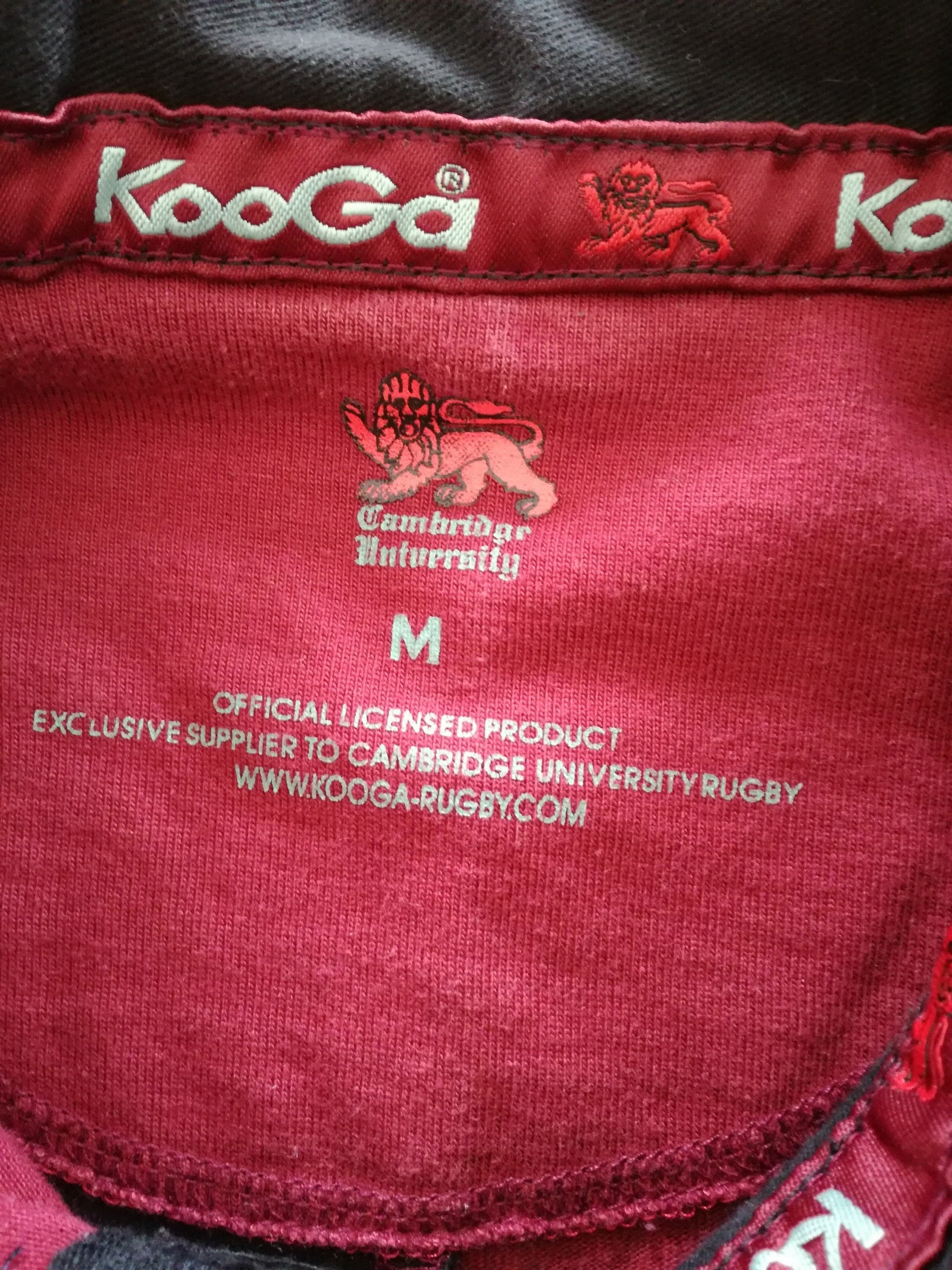 2006/07 Cambridge University Away Rugby Shirt (M)