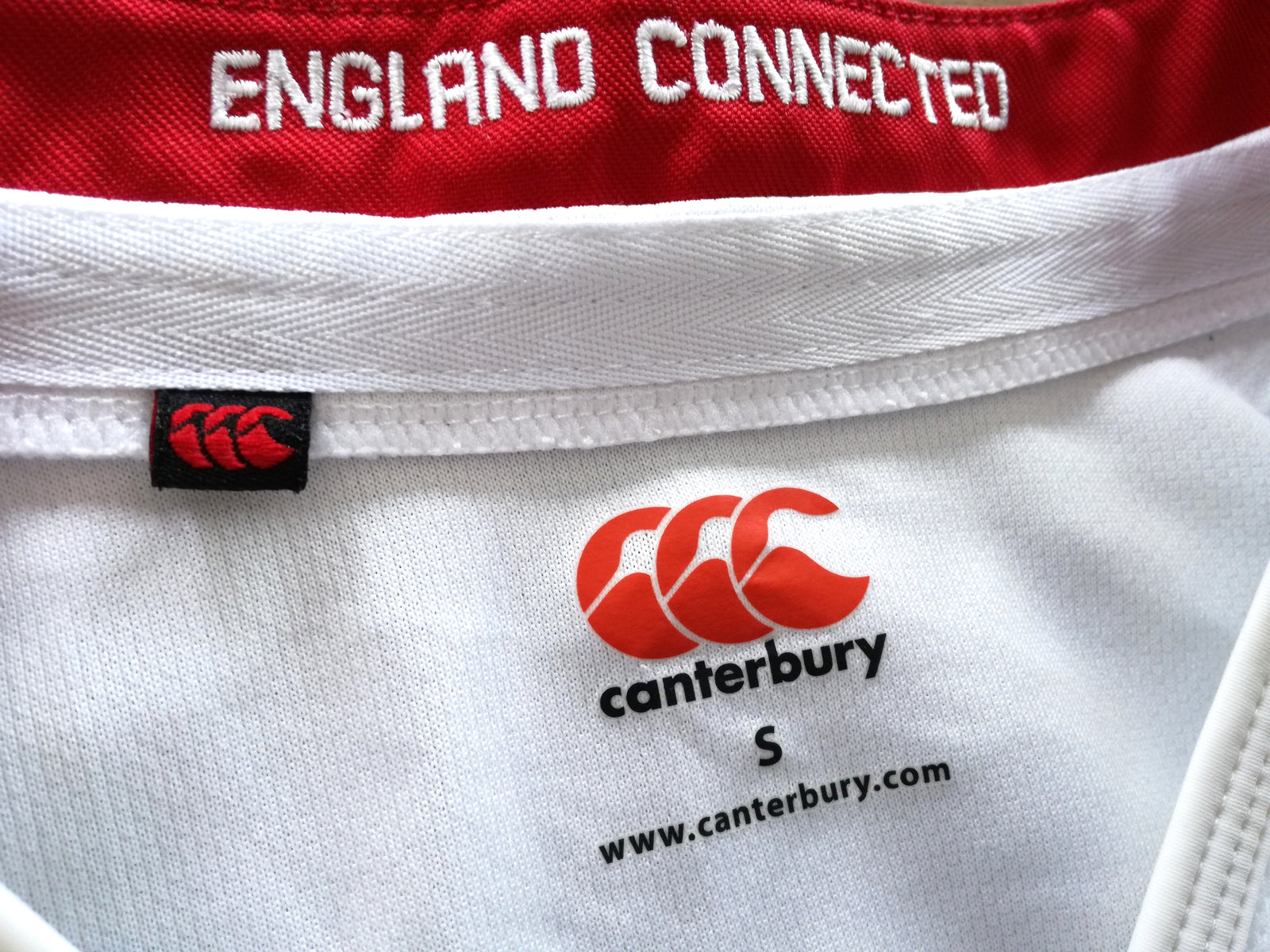 2014/15 England Home Pro-Fit Rugby Shirt (S)