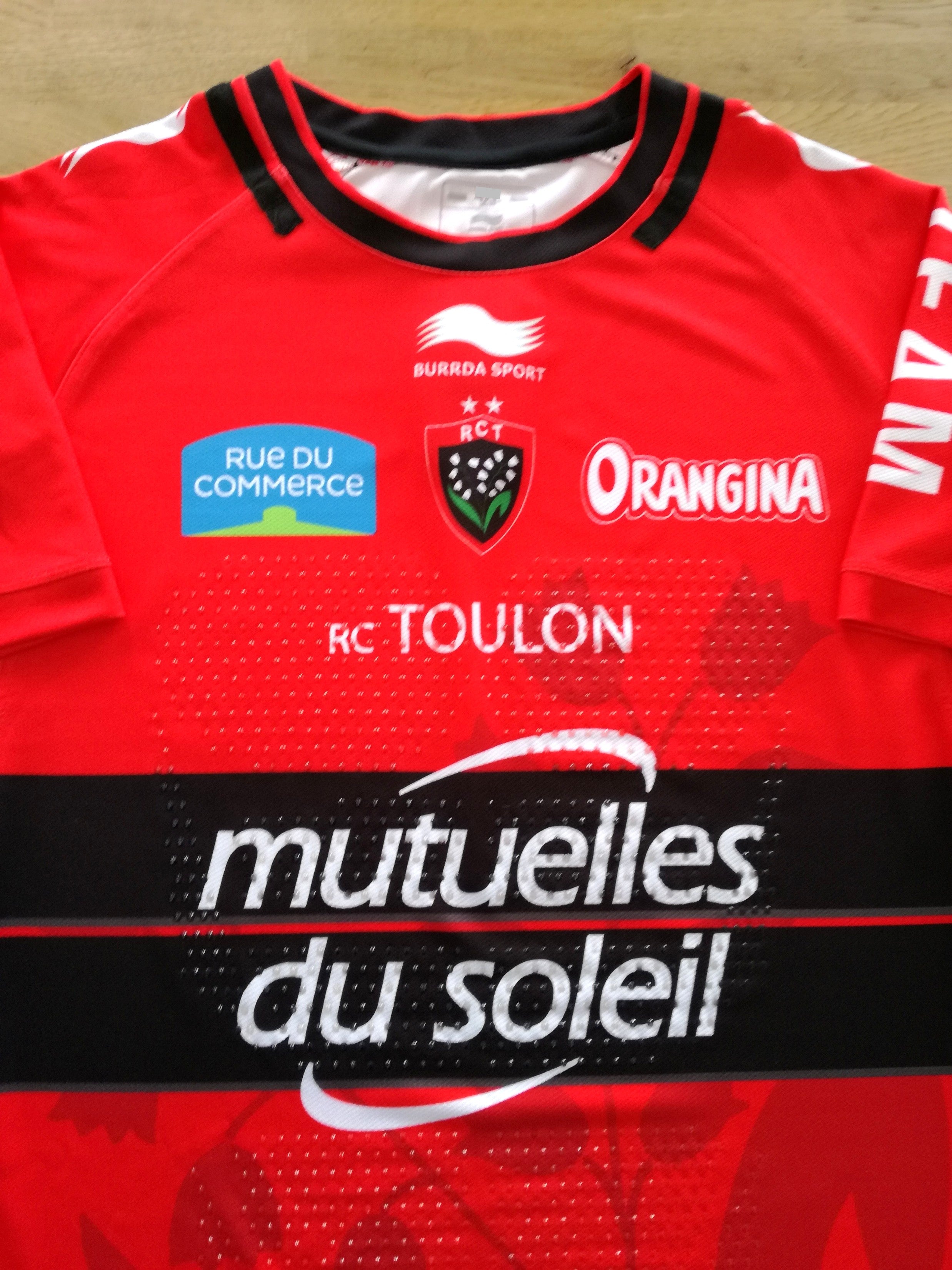 2014/15 RC Toulon Home Player Issue Rugby Shirt