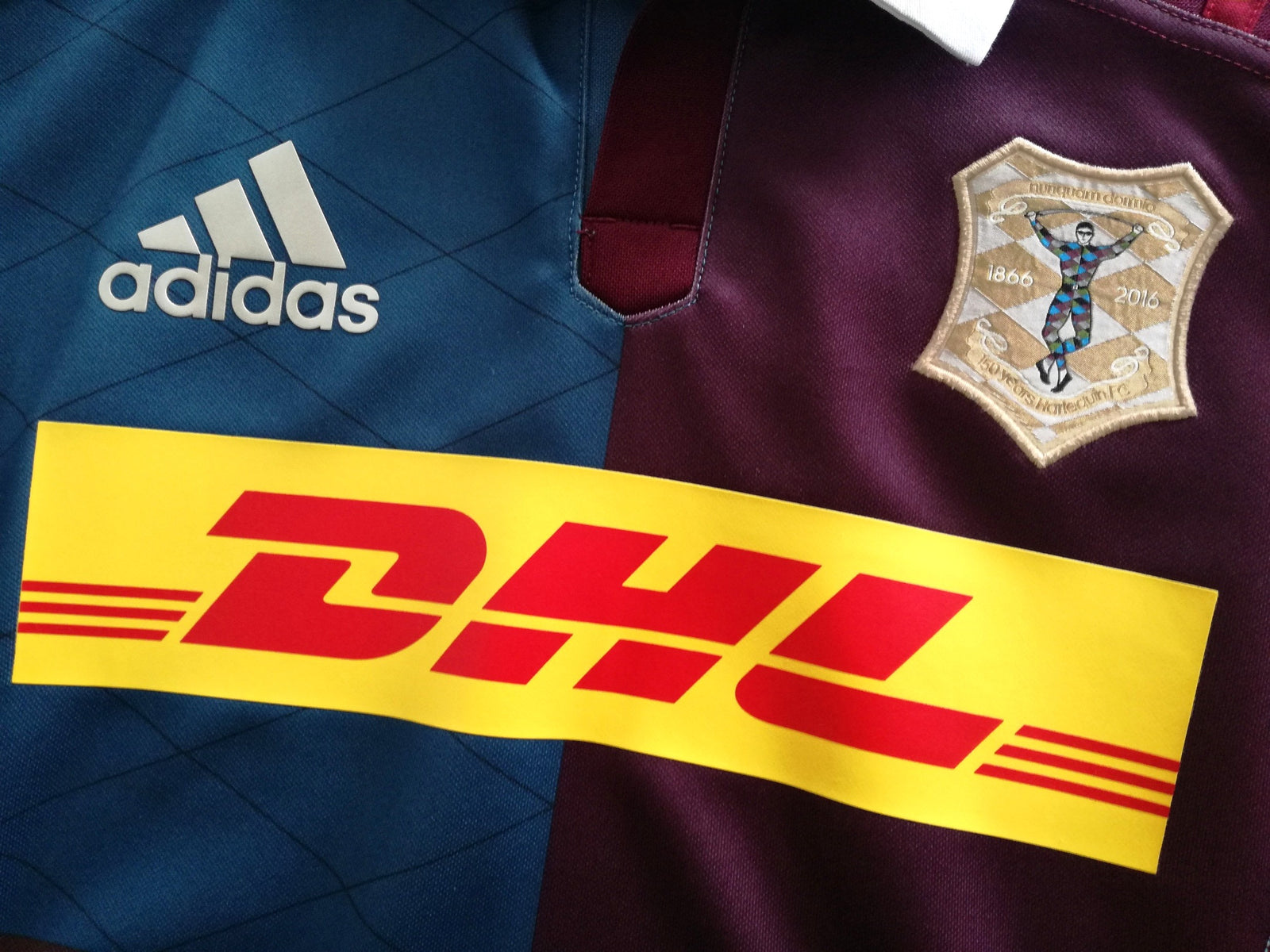 2016/17 Harlequins Home 150th Anniversary' Rugby Shirt (M)