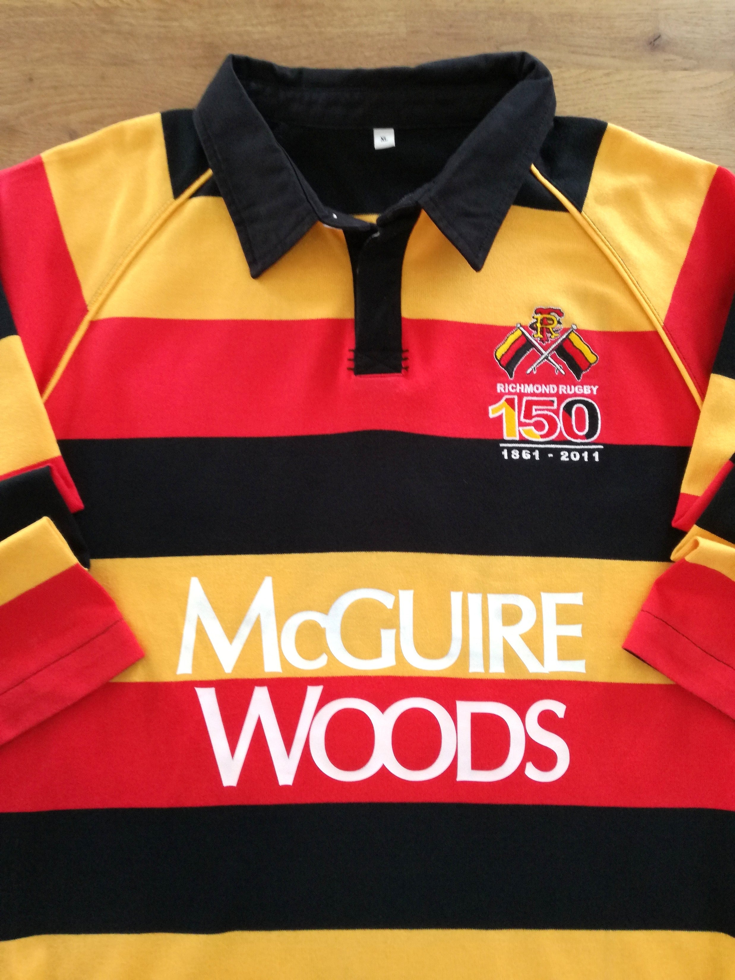 2011/12 Richmond Home 150th Anniversary Rugby Shirt (W) (XL)