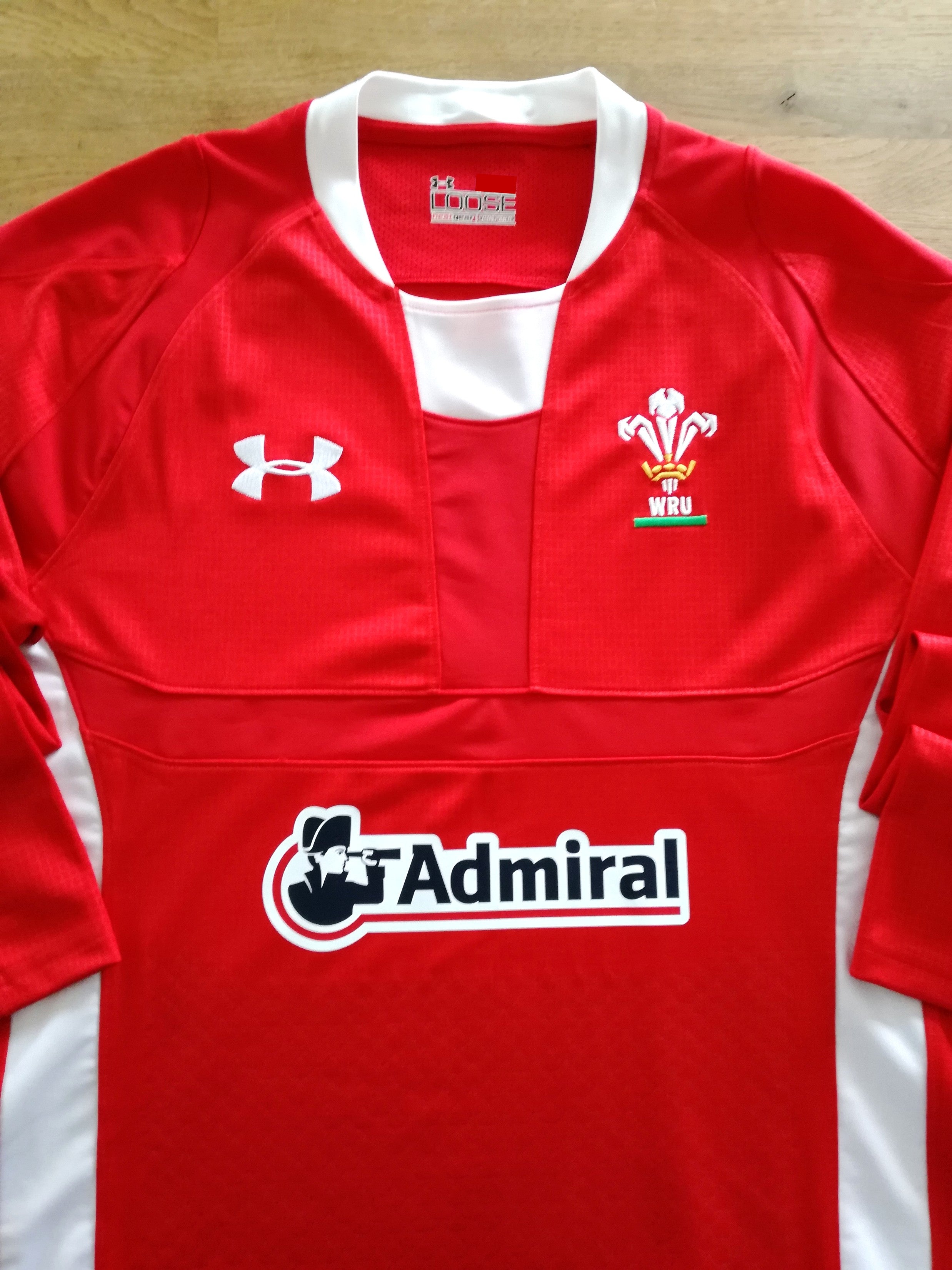 2011/12 Wales Home Long Sleeve Rugby Shirt