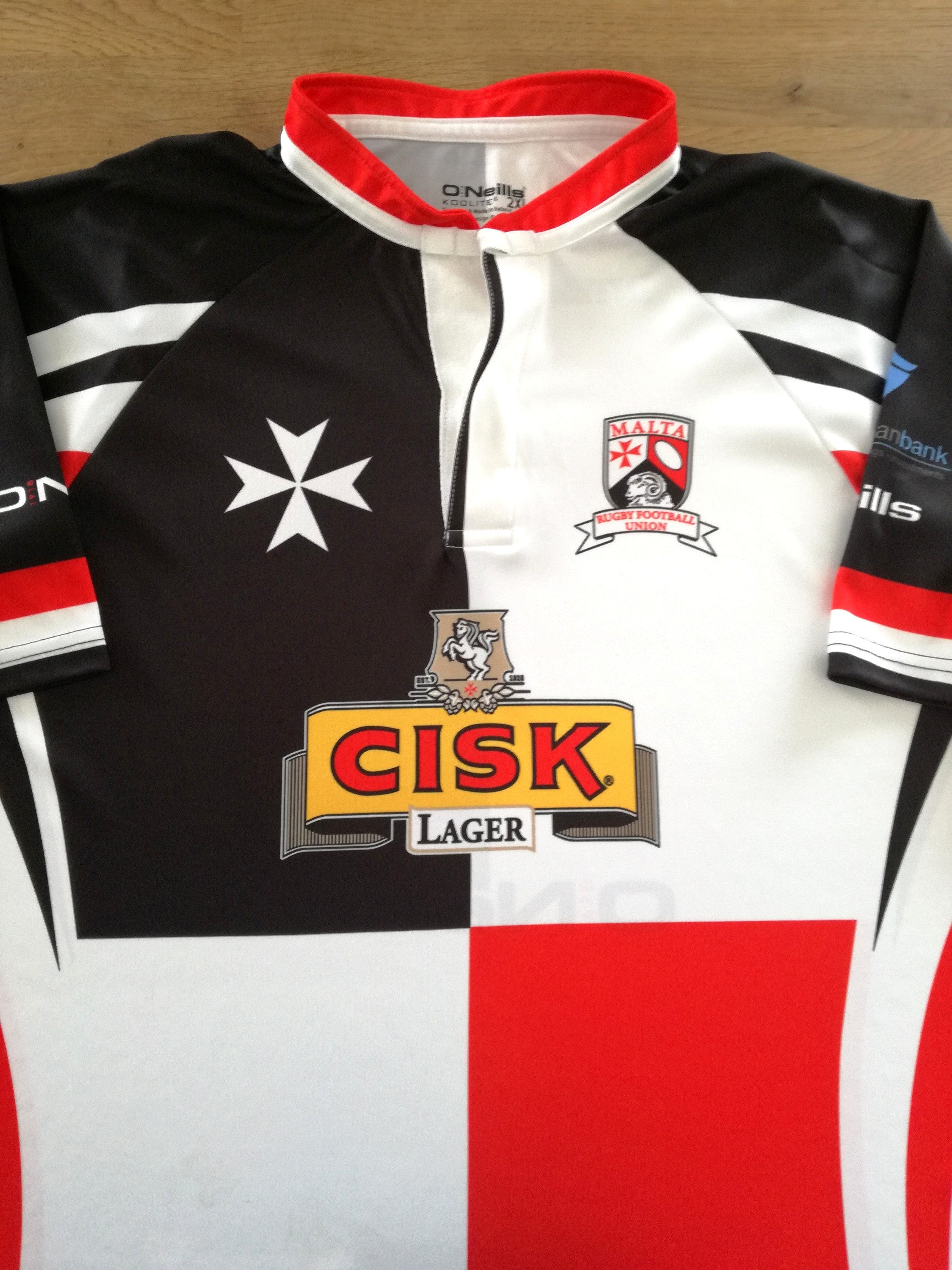 2016/17 Malta Home Rugby Shirt