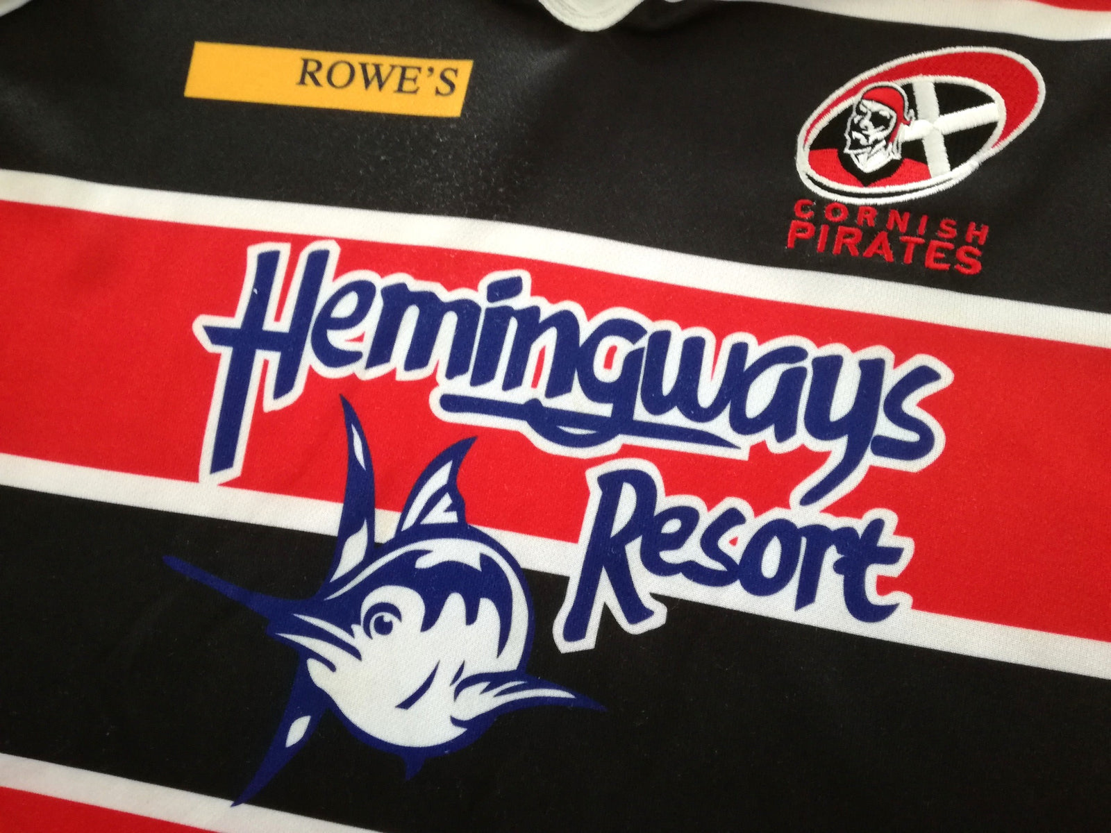 2008/09 Cornish Pirates Home Rugby Shirt (L)