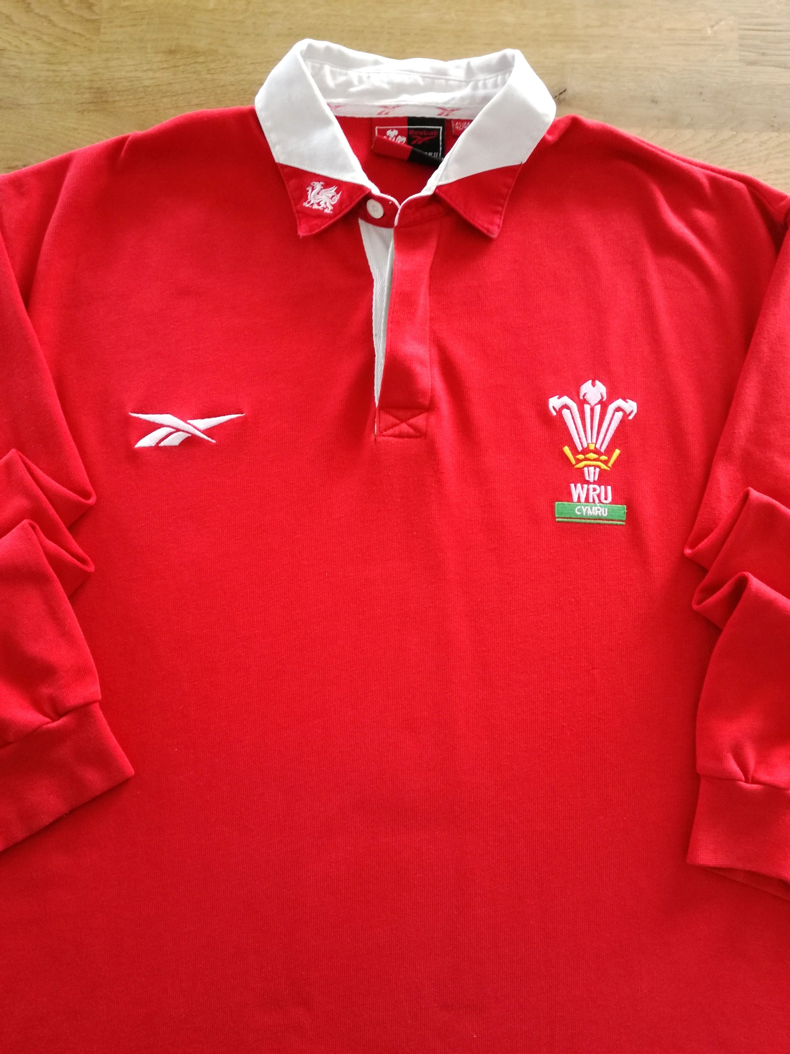1998/99 Wales Home Long Sleeve Rugby Shirt