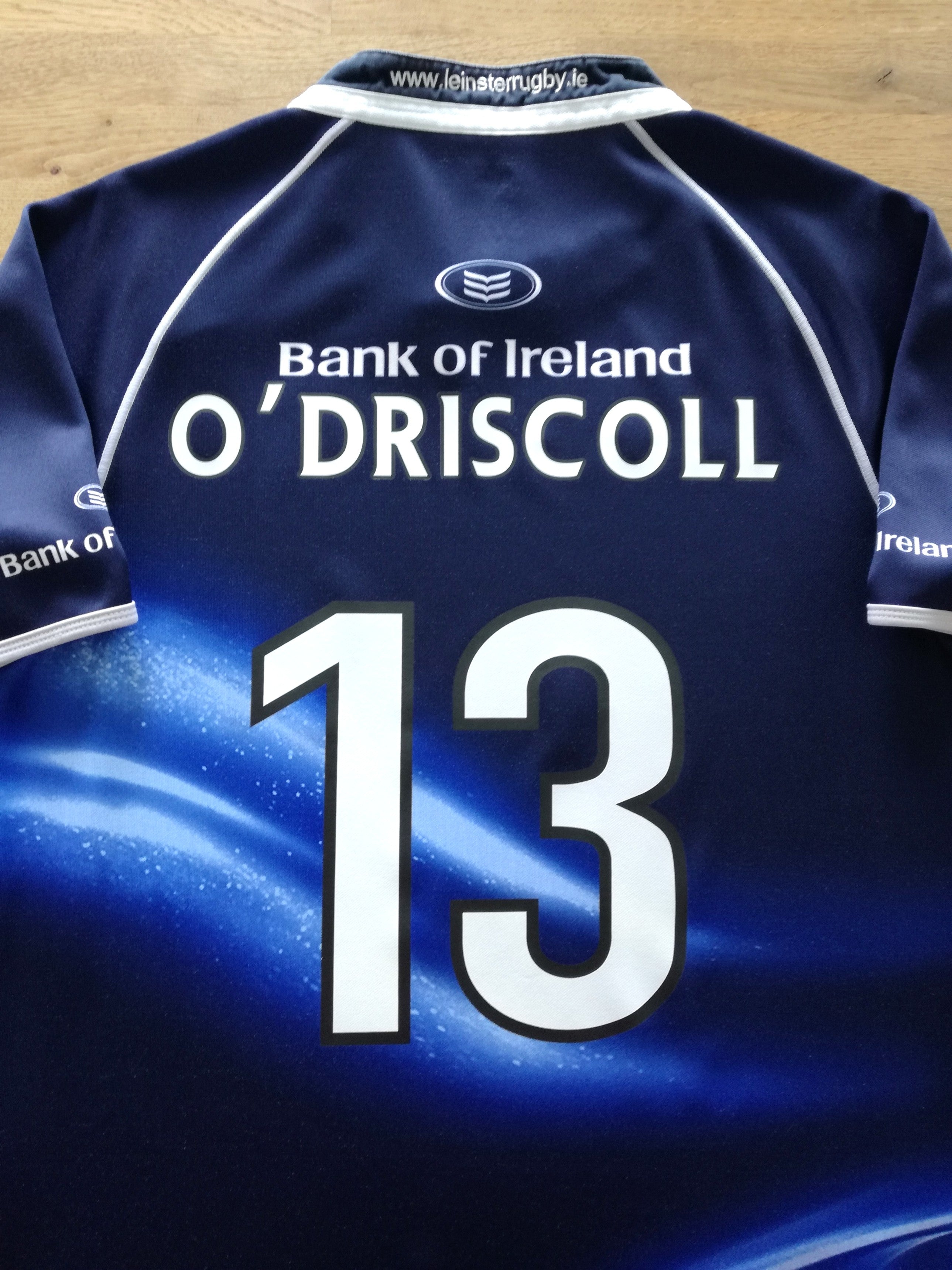 2009/10 Leinster Home Rugby Shirt O'Driscoll #13