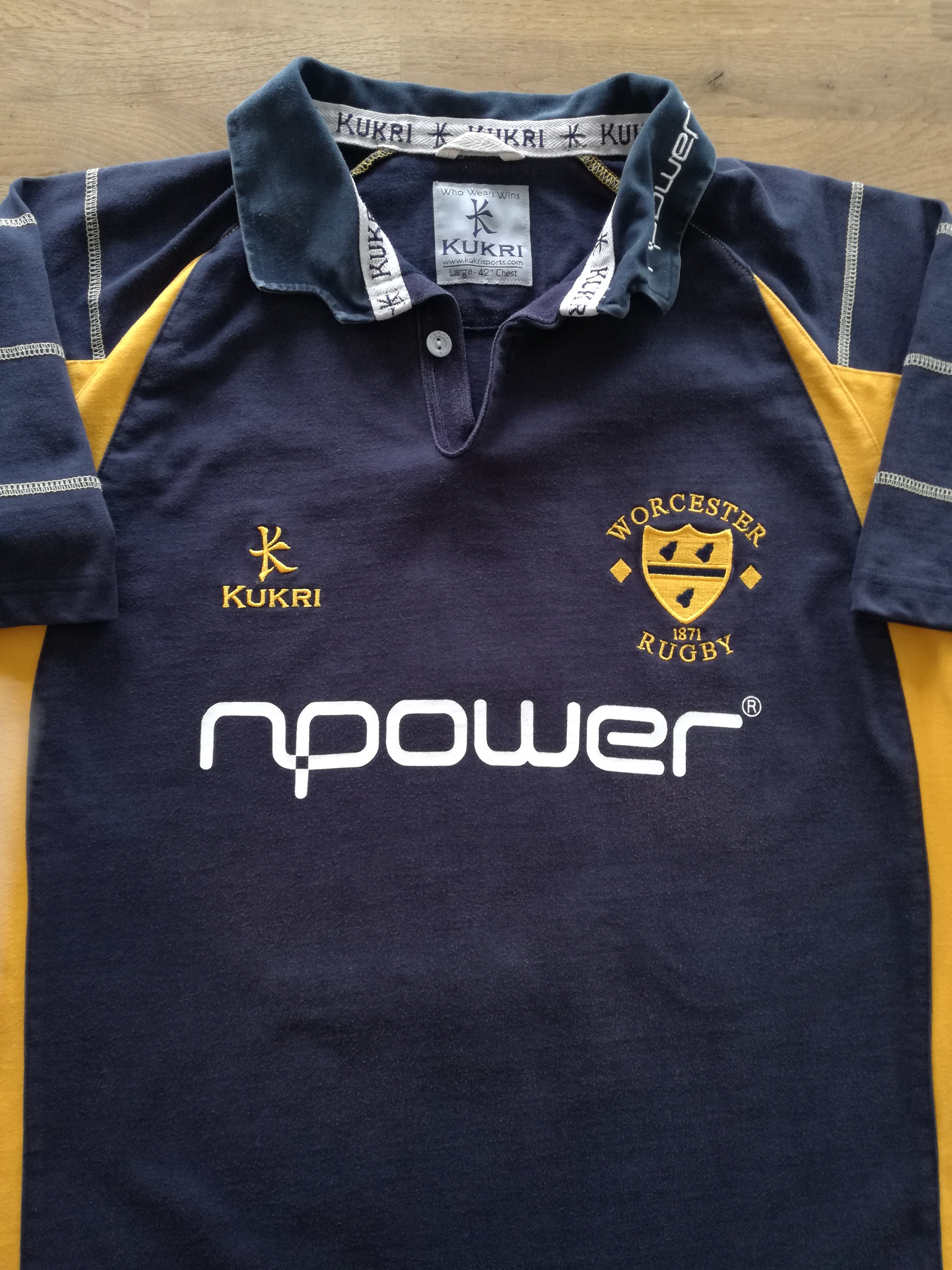 2004/05 Worcester Home Rugby Shirt