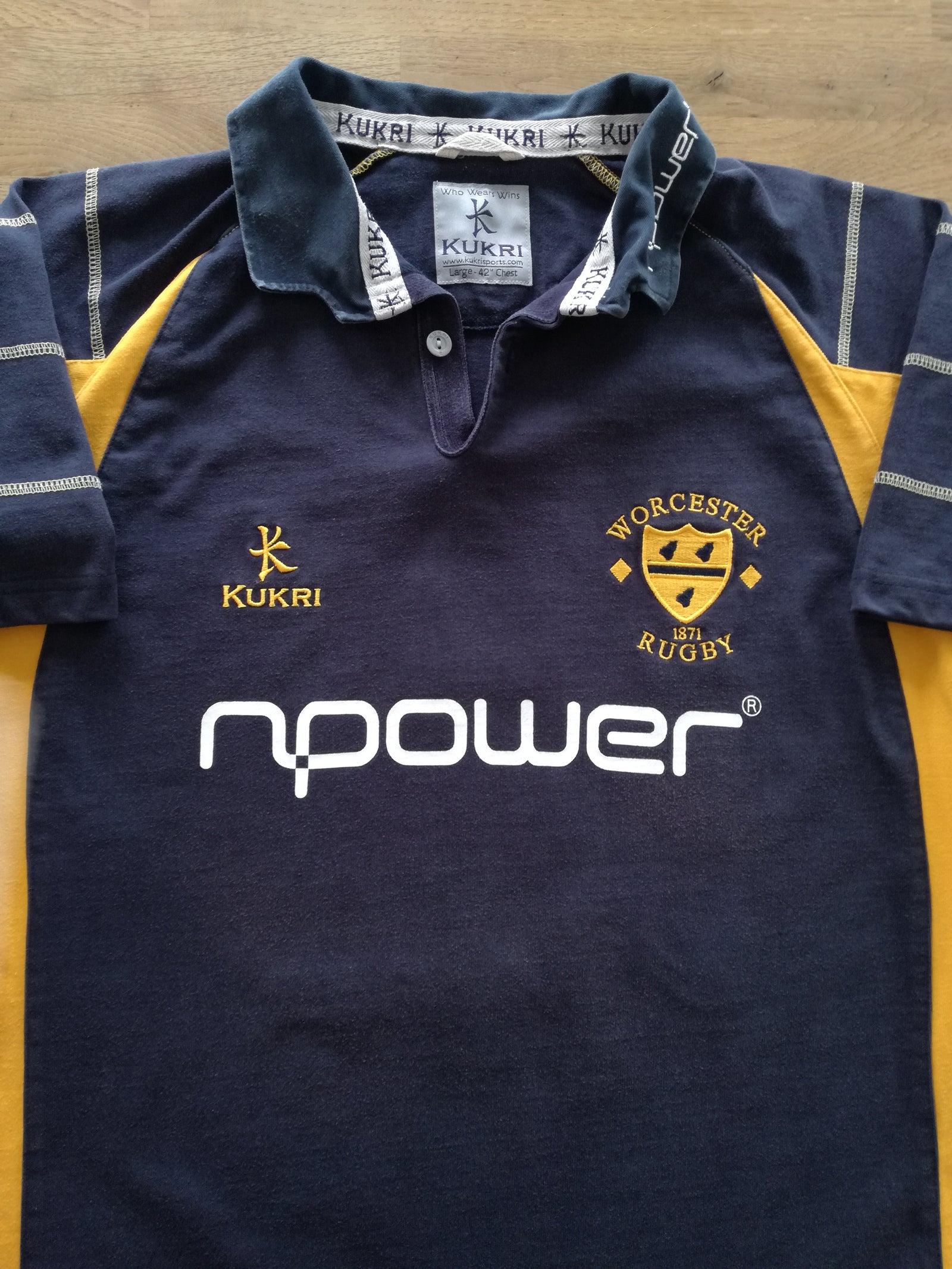 2004/05 Worcester Home Rugby Shirt
