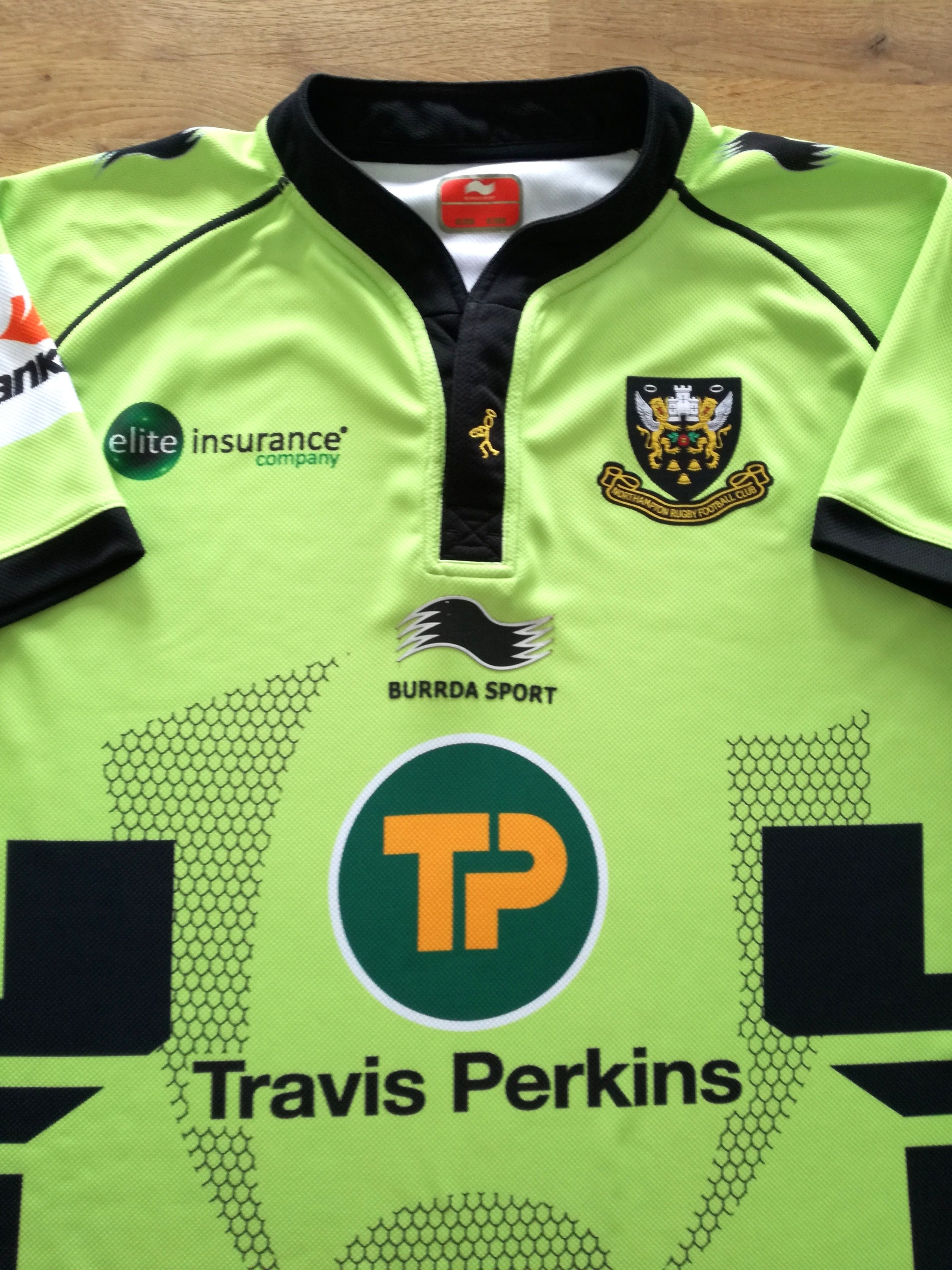 2013/14 Northampton Saints Away Pro-Fit Rugby Shirt