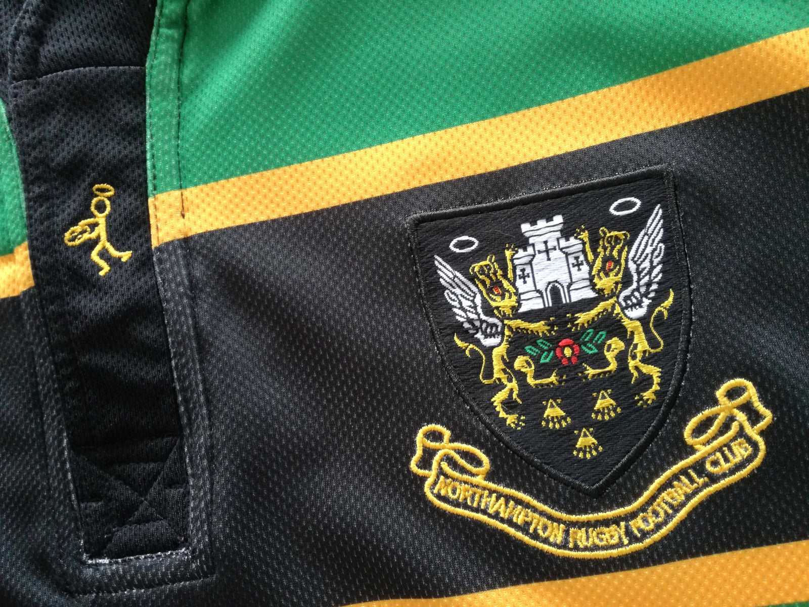 2011/12 Northampton Saints Home Player Issue Rugby Shirt (XL)