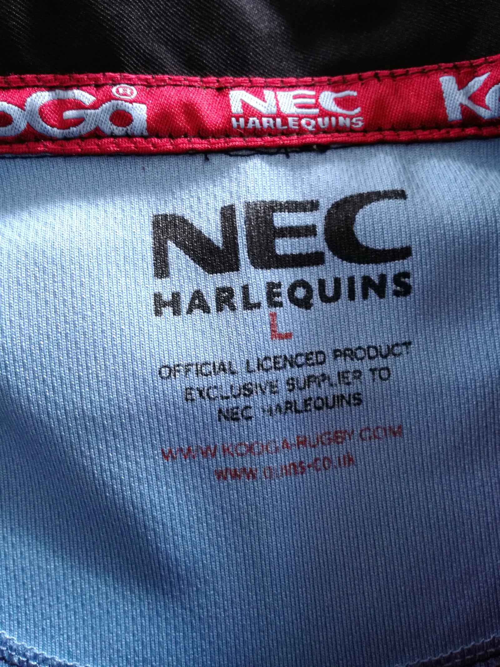 2004/05 Harlequins Home Pro-Fit Rugby Shirt (L)