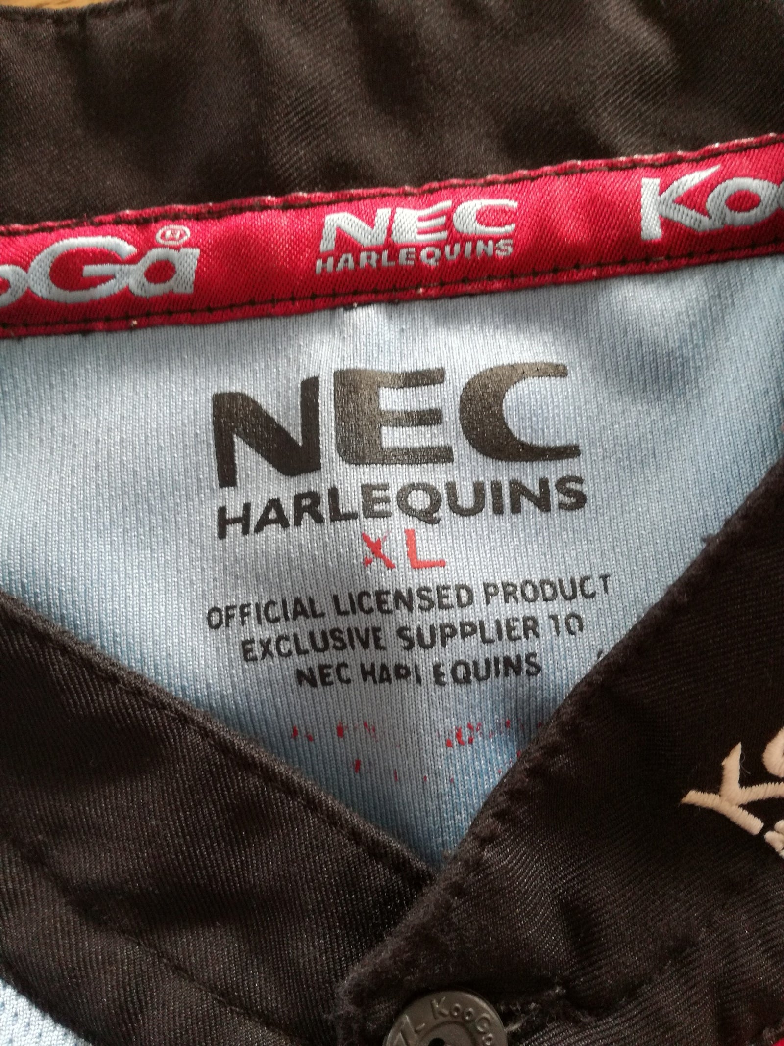 2003/04 Harlequins Home Pro-Fit Rugby Shirt (XL)