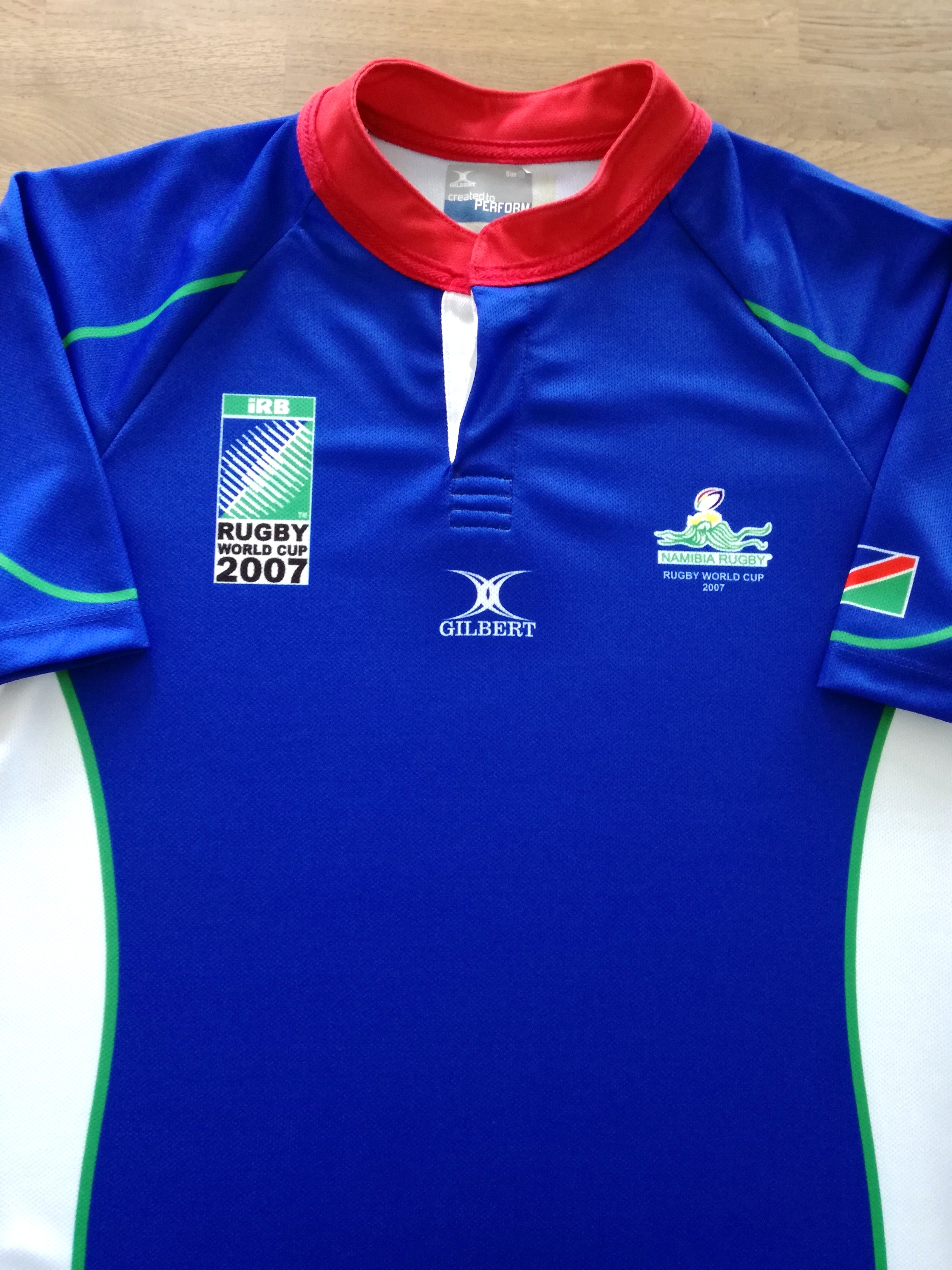 2007 Namibia Home World Cup Rugby Shirt