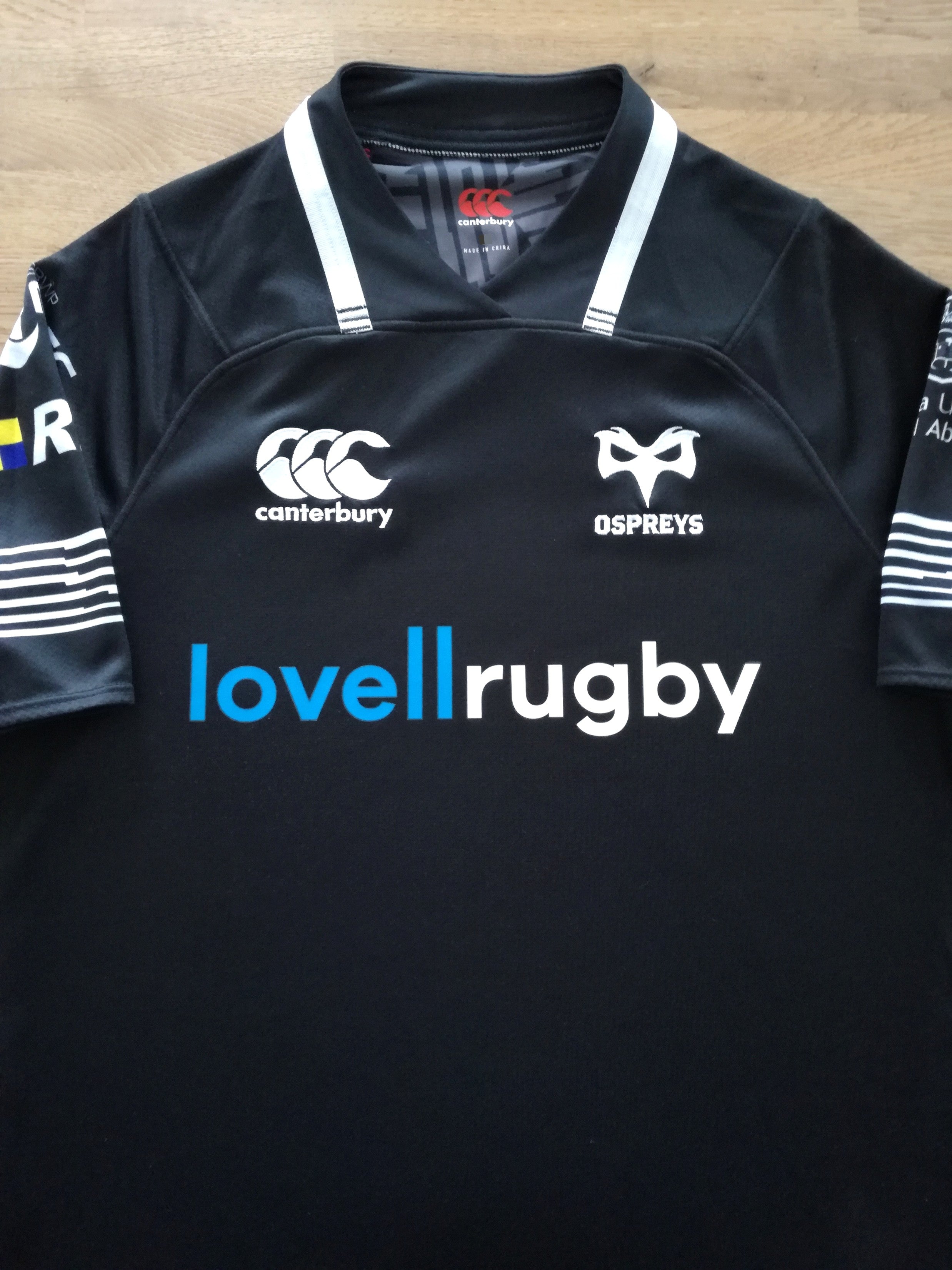 2017/18 Ospreys Home Vapodri+ Rugby Shirt