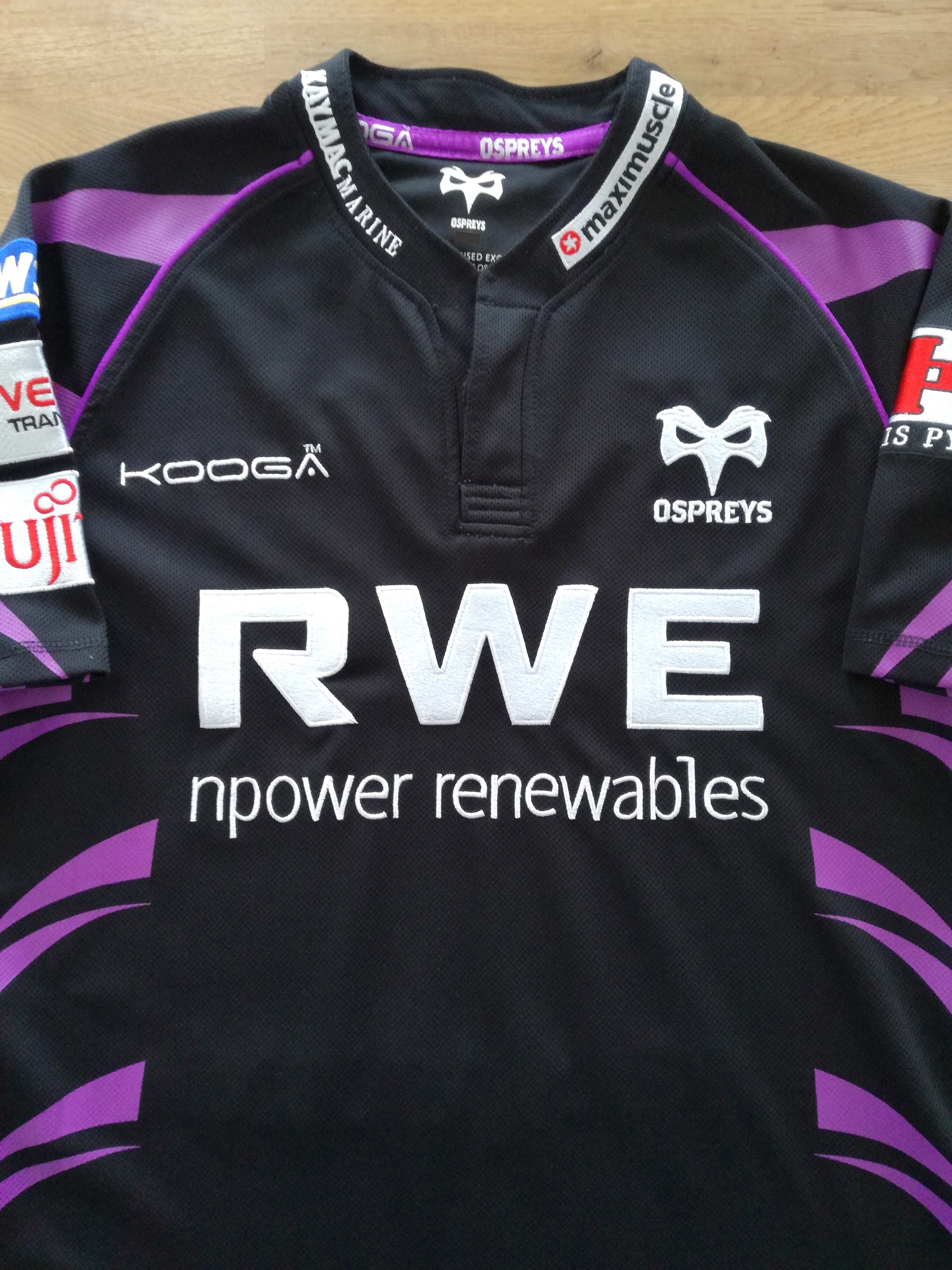 2010/11 Ospreys Home Rugby Shirt
