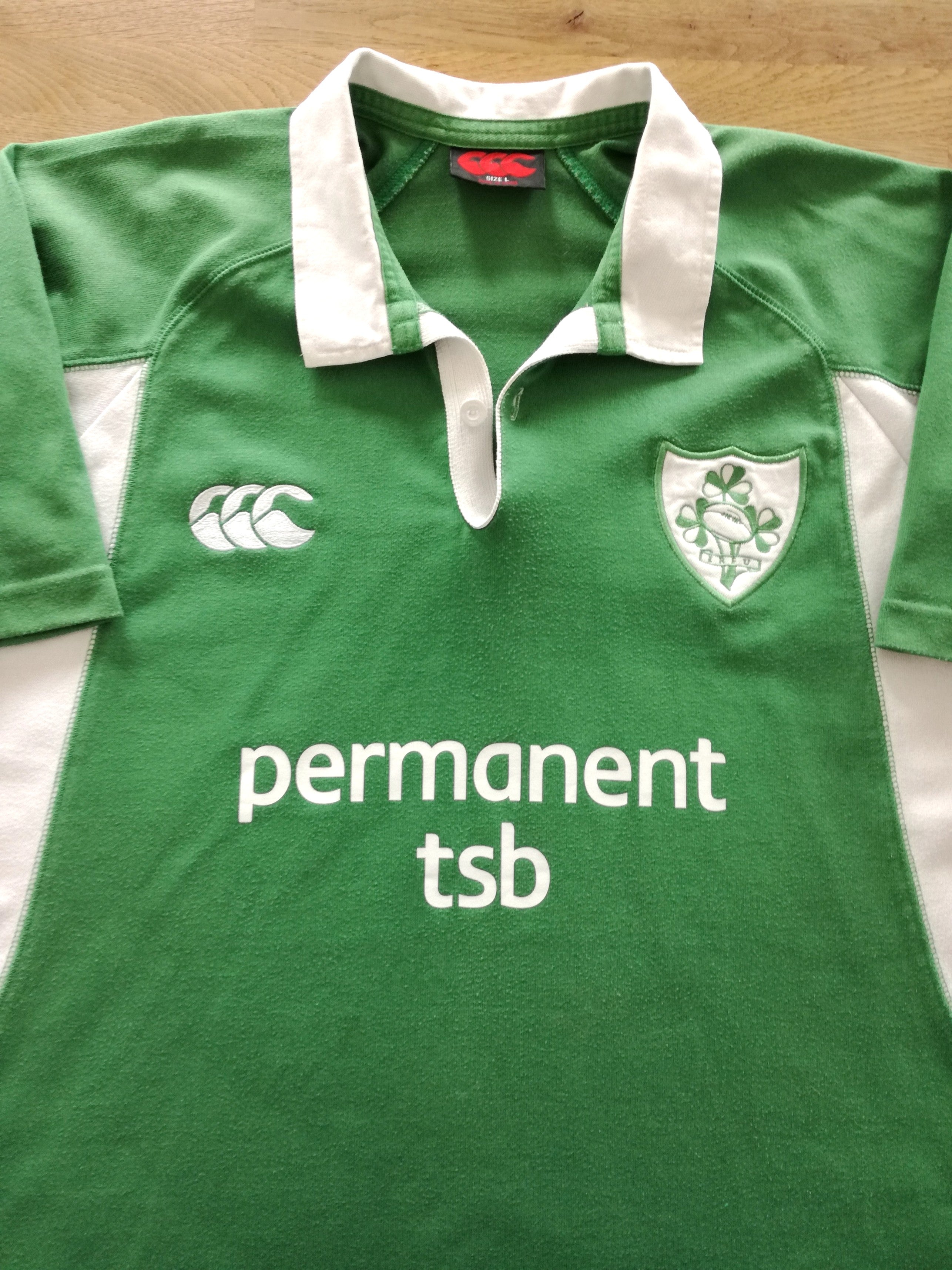 2004/05 Ireland Home Rugby Shirt