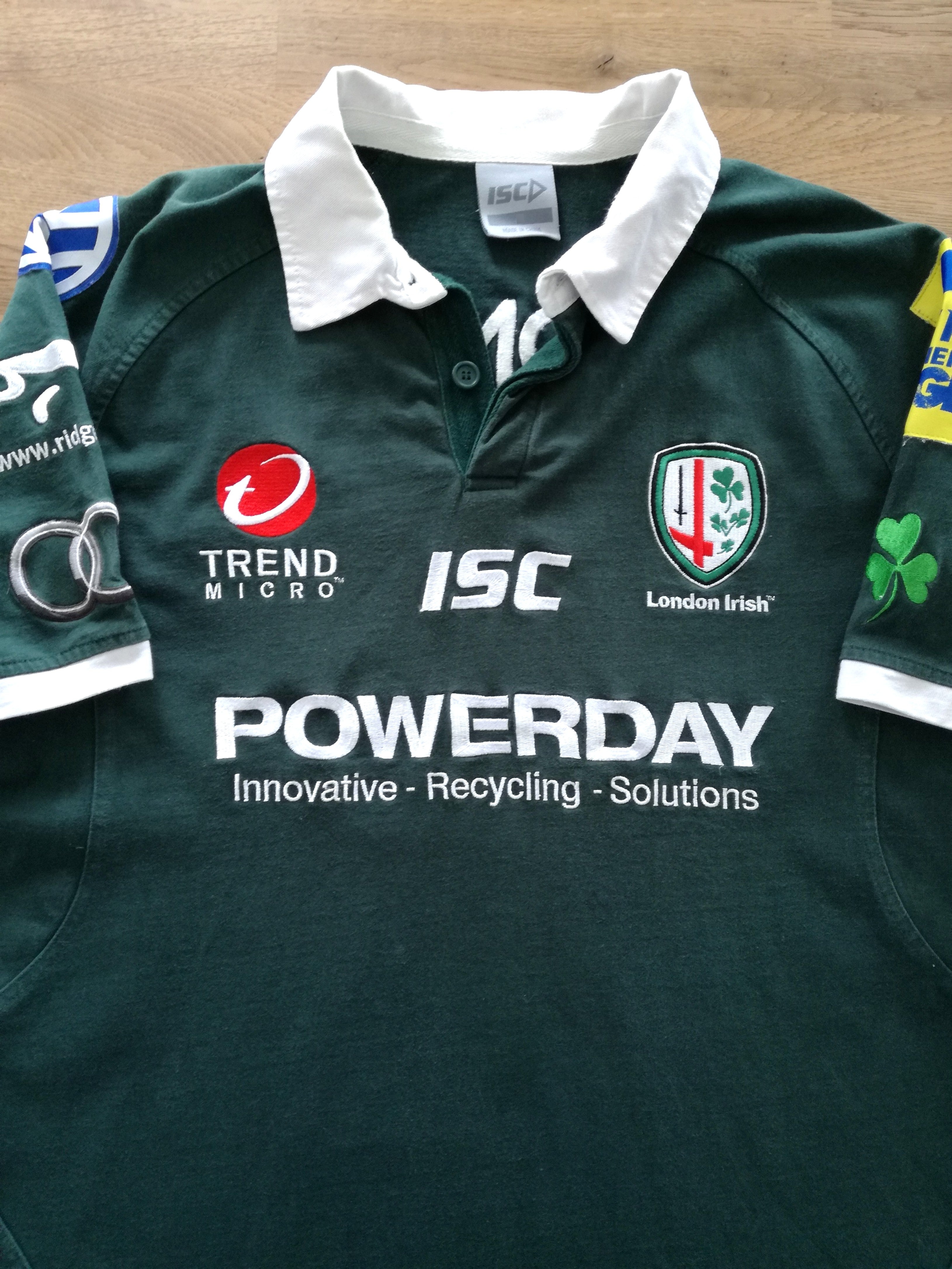 2011/12 London Irish Home Premiership Rugby Shirt