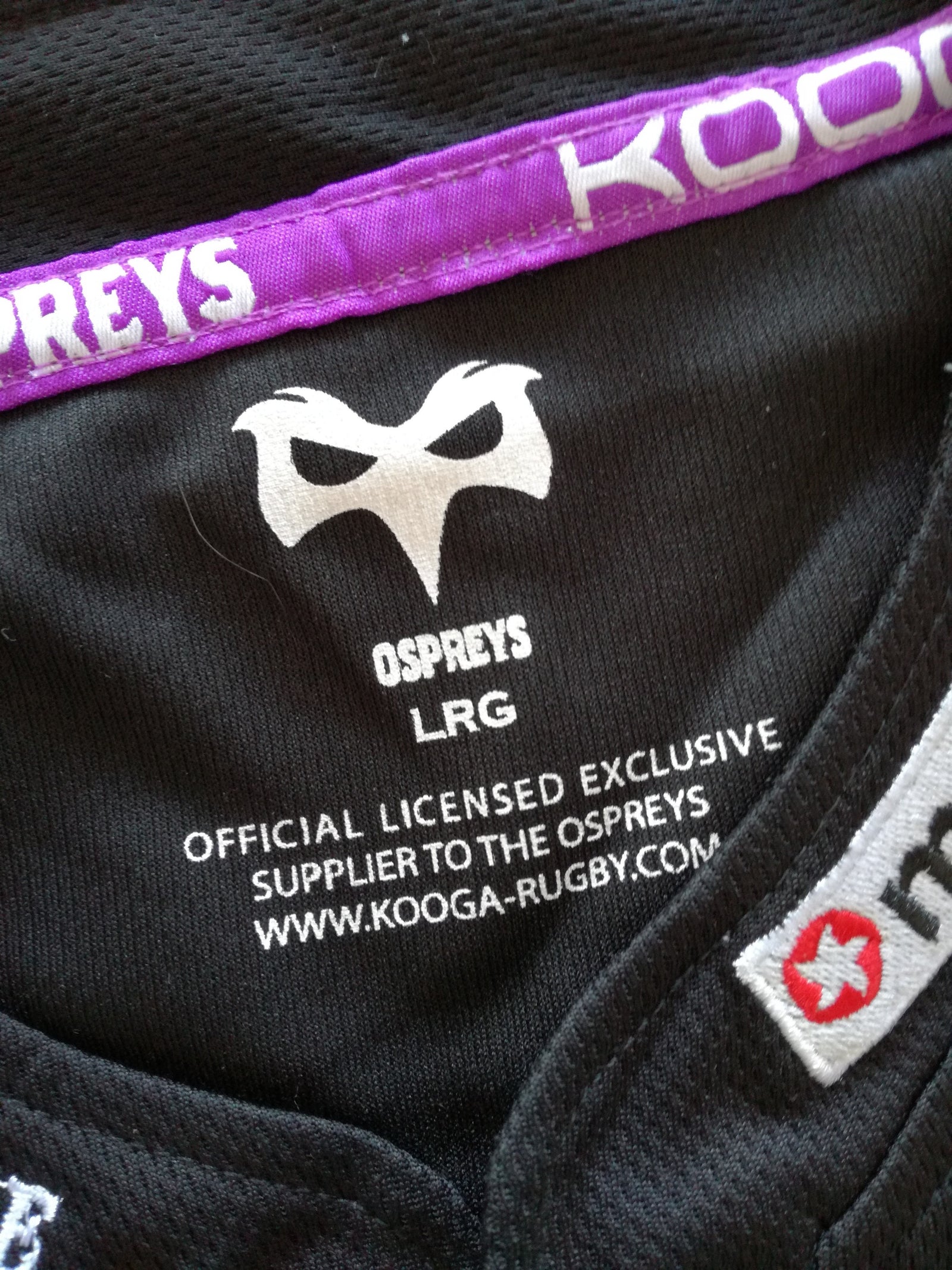 2010/11 Ospreys Home Rugby Shirt (L)