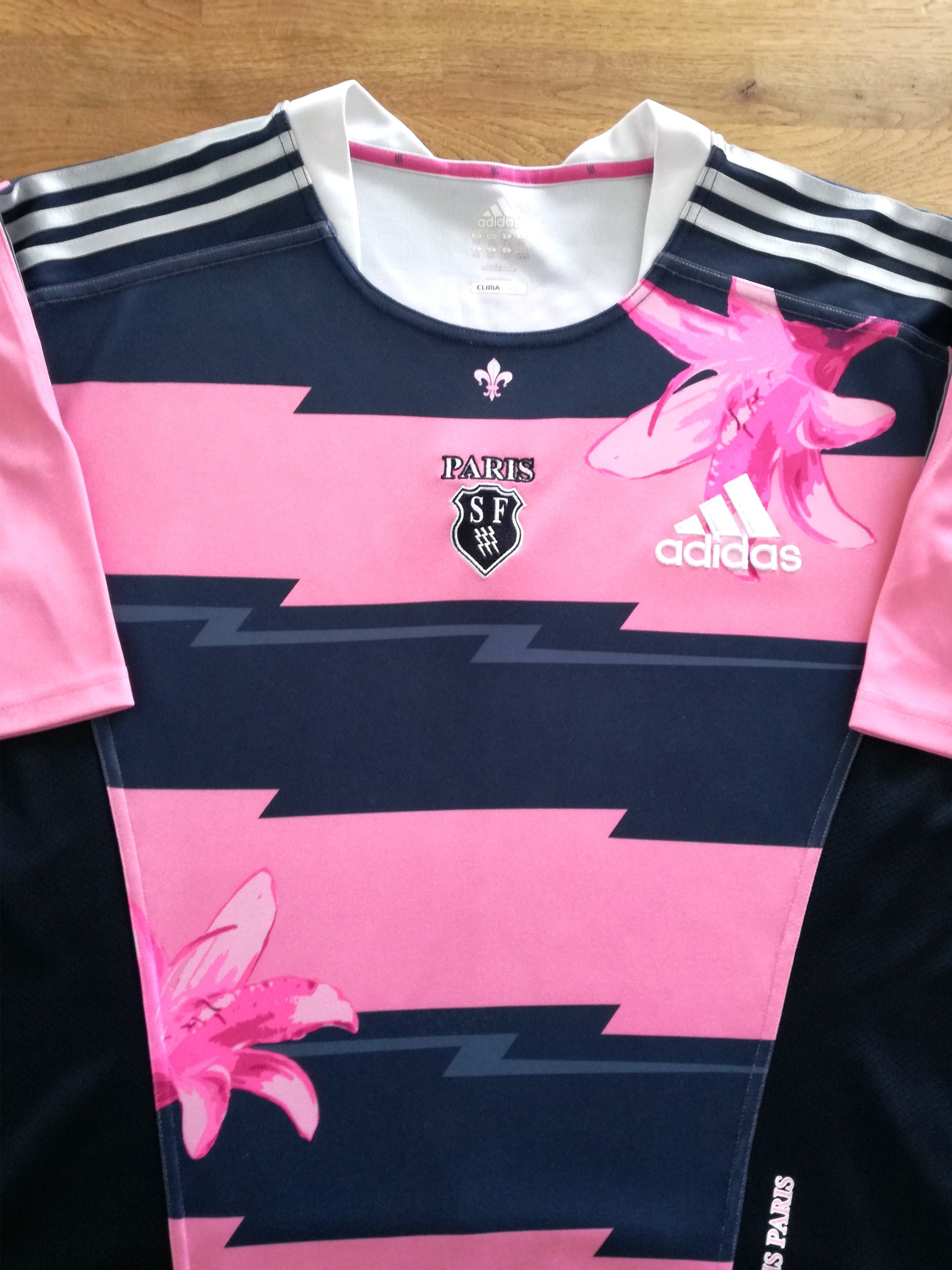 2012/13 Stade Francais Home Rugby Shirt