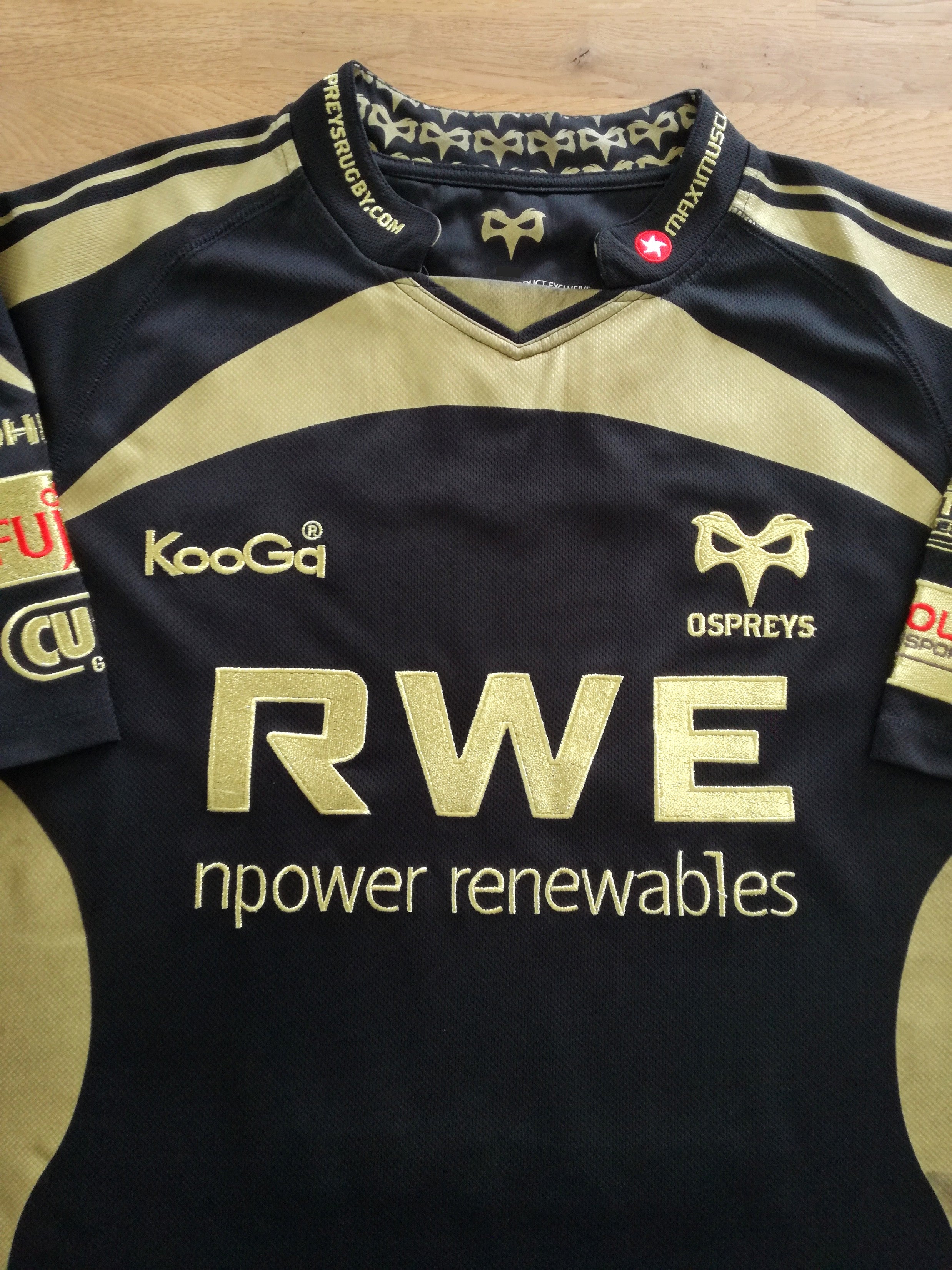 2009/10 Ospreys Home Rugby Shirt
