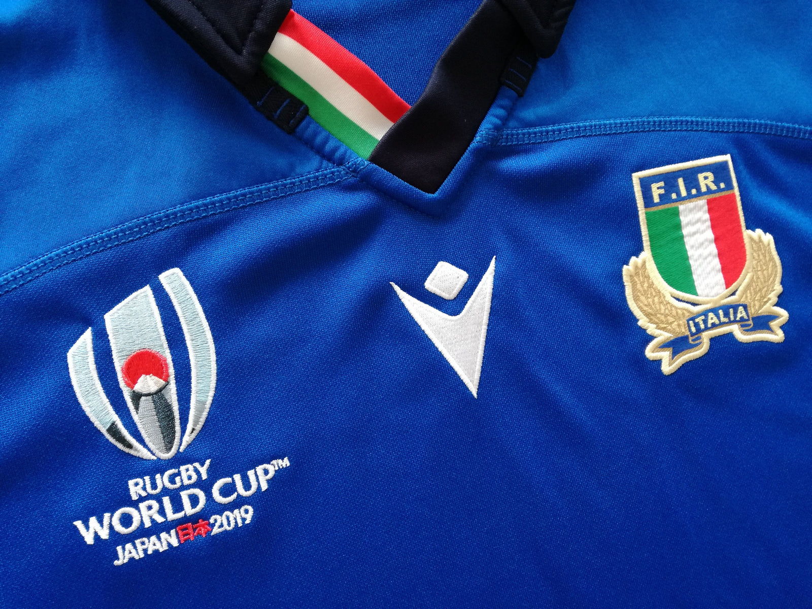 2019 Italy Home World Cup Rugby Shirt (L)