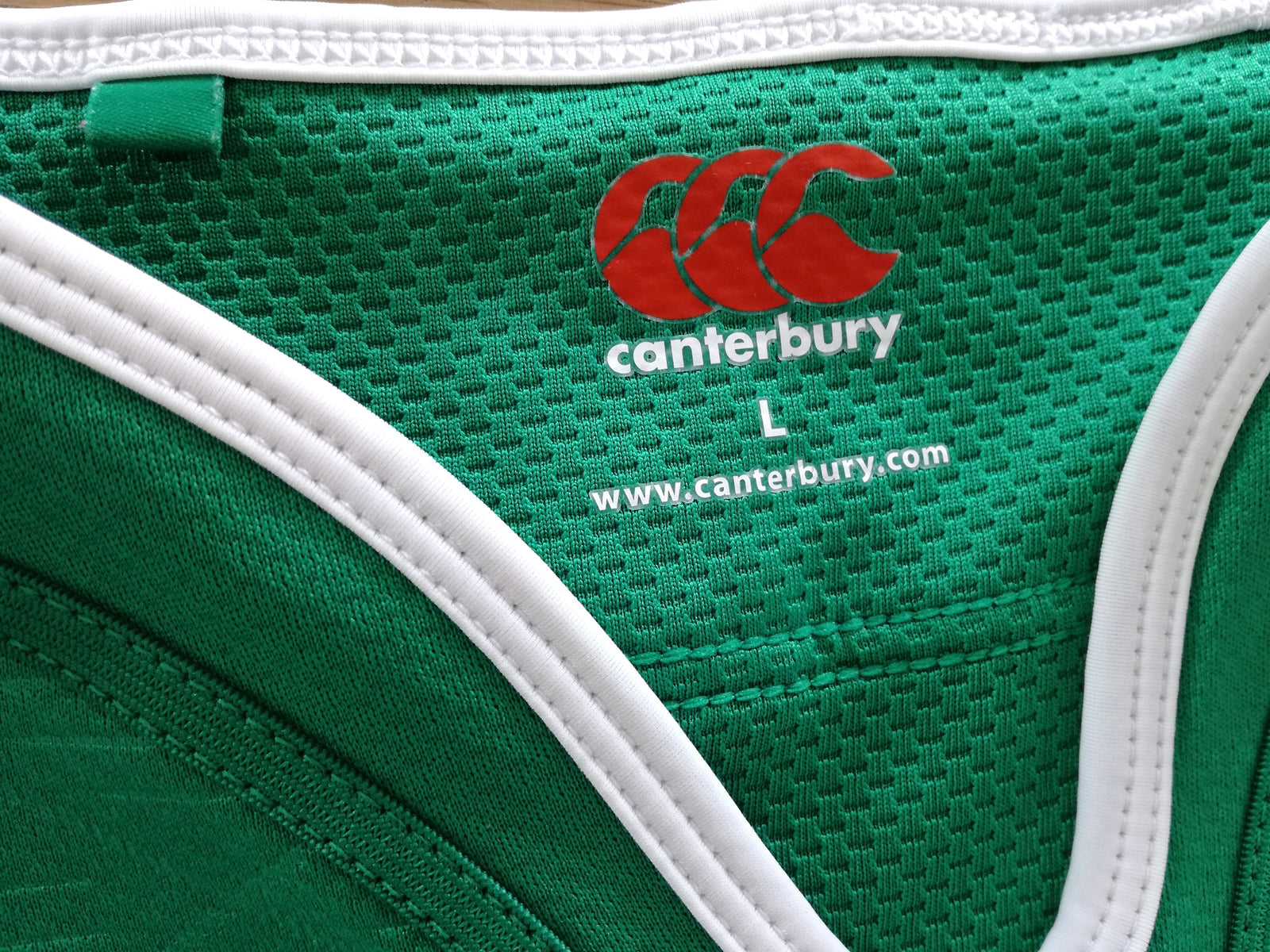 2015/16 Ireland Home Vapodri Rugby Shirt (L)