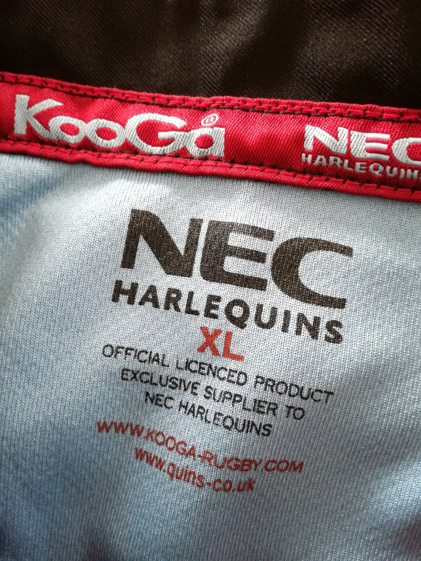 2004/05 Harlequins Home Pro-Fit Rugby Shirt (XL)