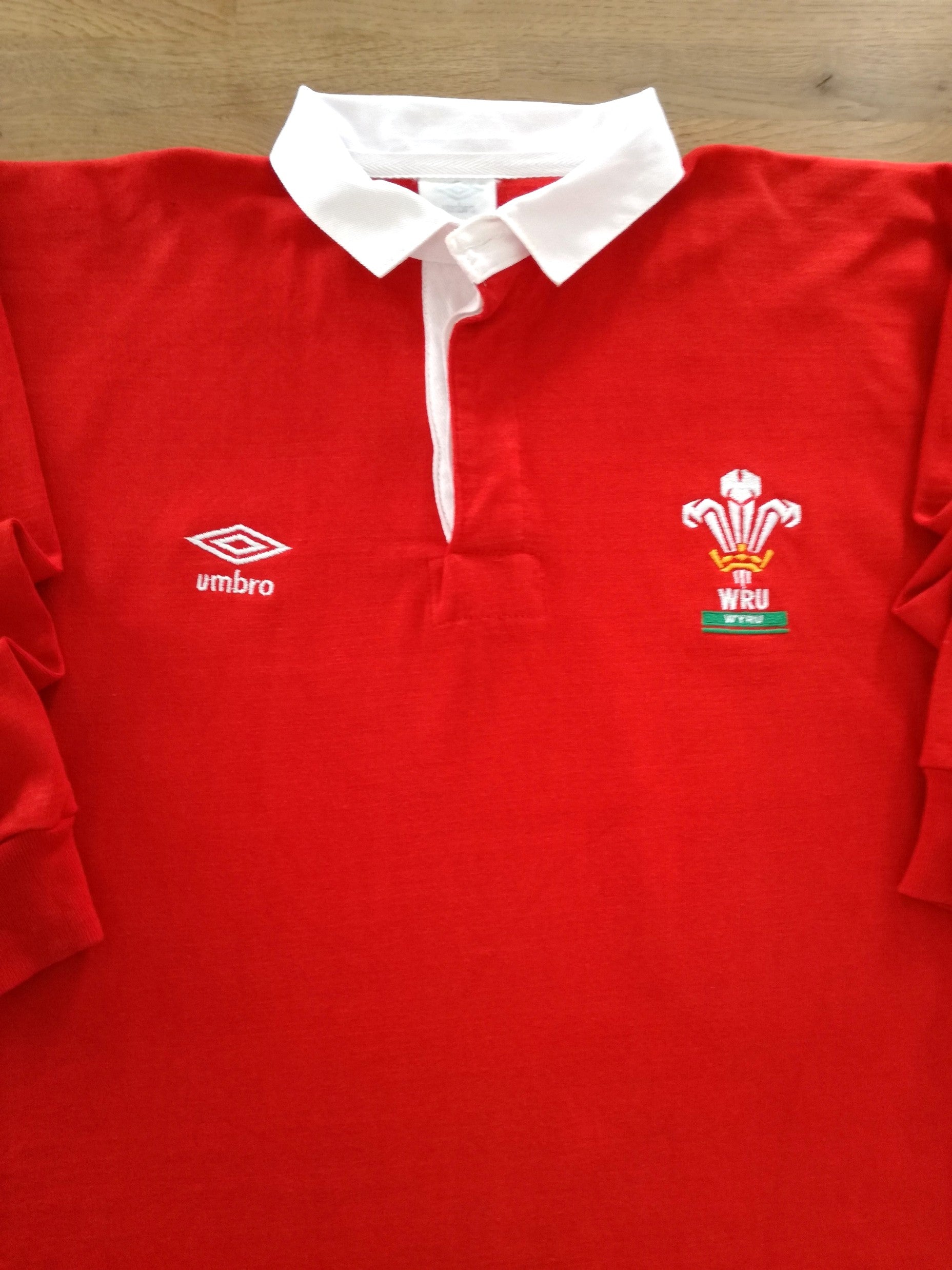 1991 Wales Home Rugby Shirt