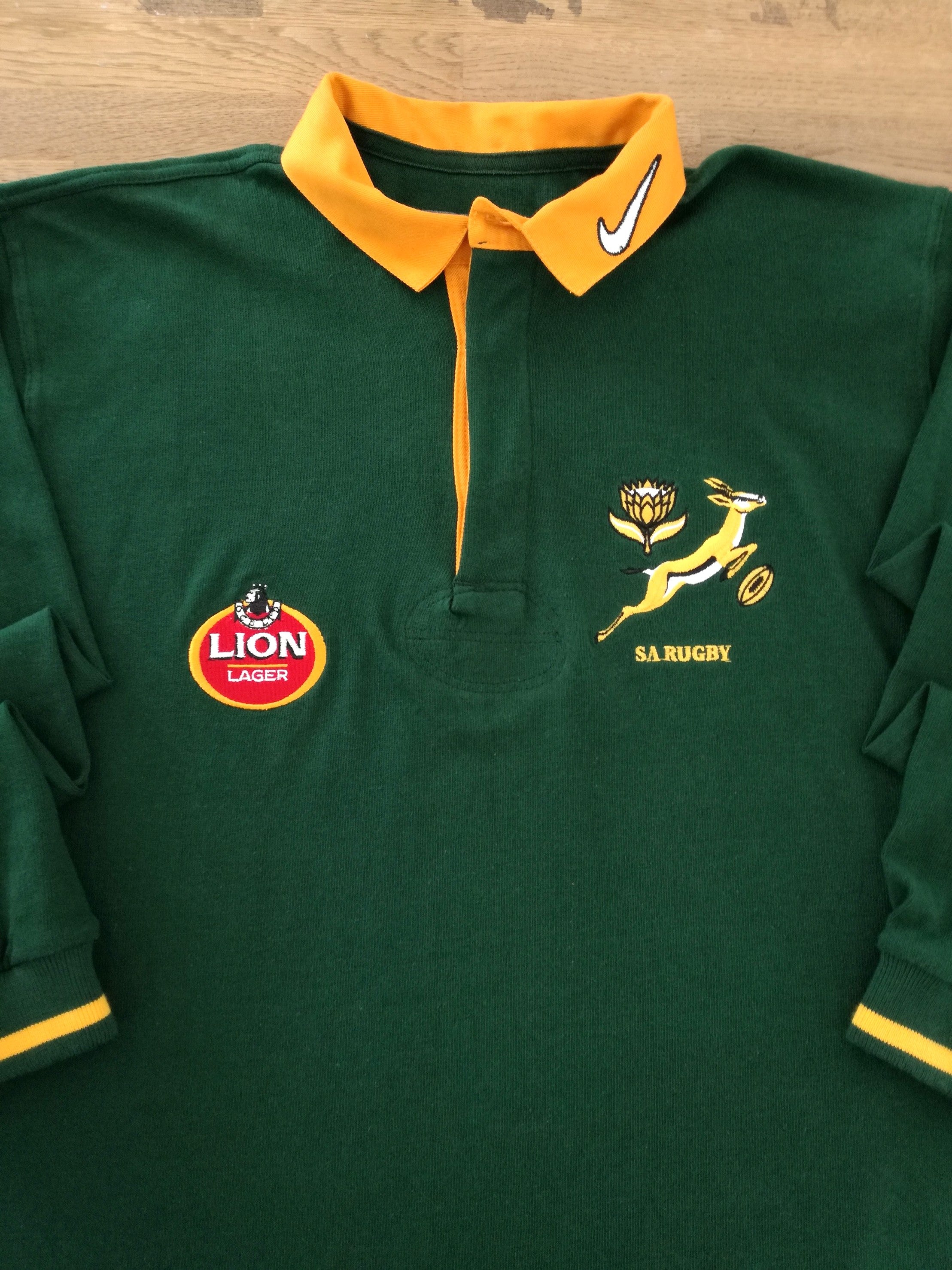 1996/97 South Africa Home Long Sleeve Rugby Shirt
