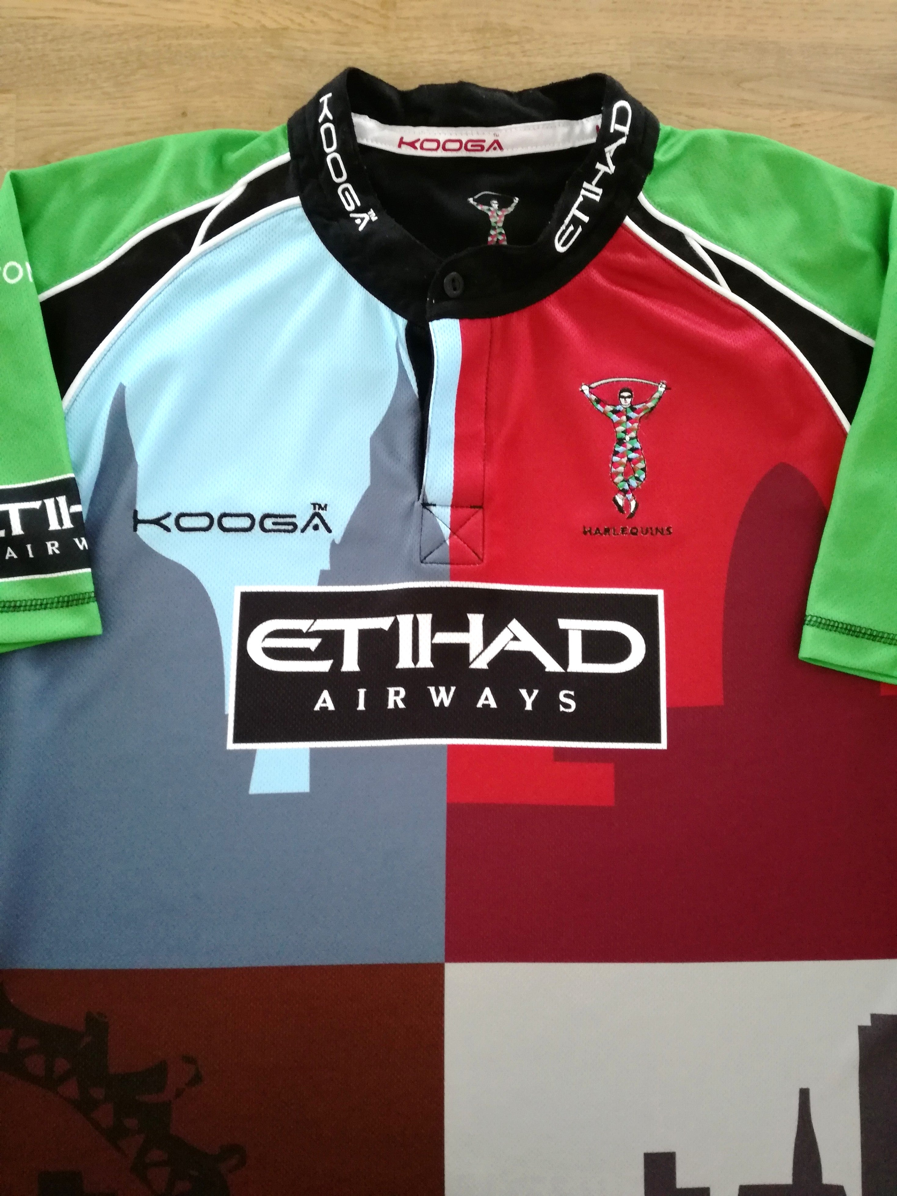 2010/11 Harlequins Home Rugby Shirt (XL)