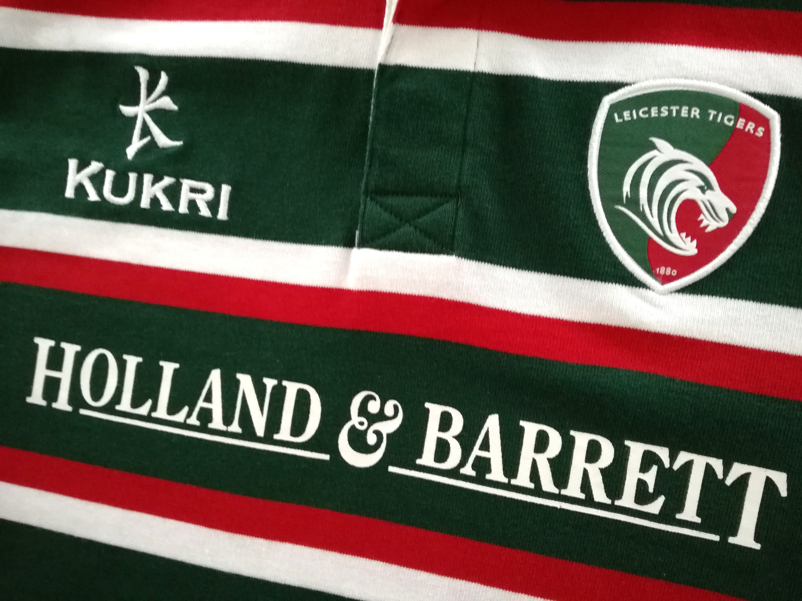 2019/20 Leicester Tigers Home Rugby Shirt. (L) *BNWT*