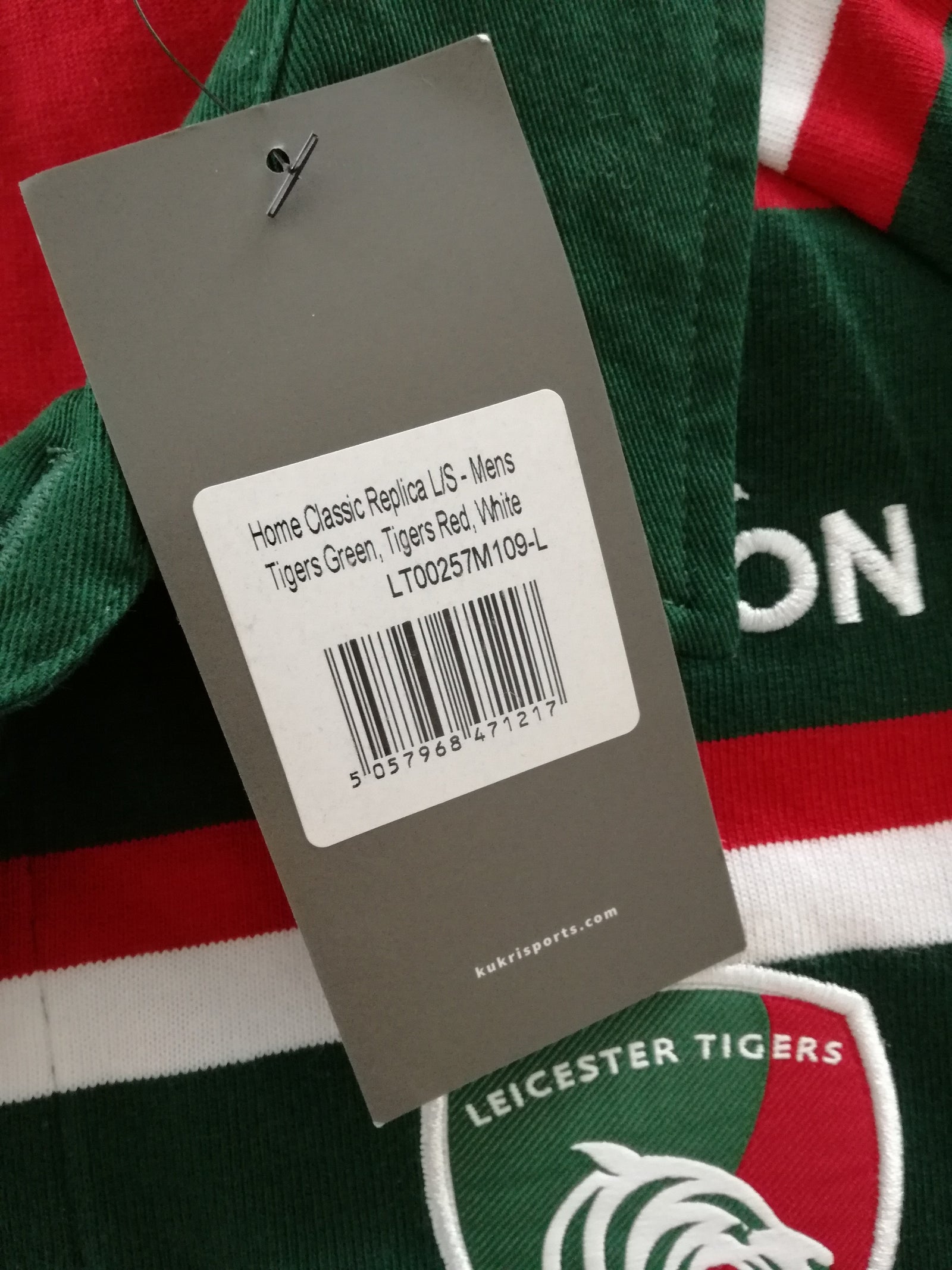 2019/20 Leicester Tigers Home Rugby Shirt. (L) *BNWT*