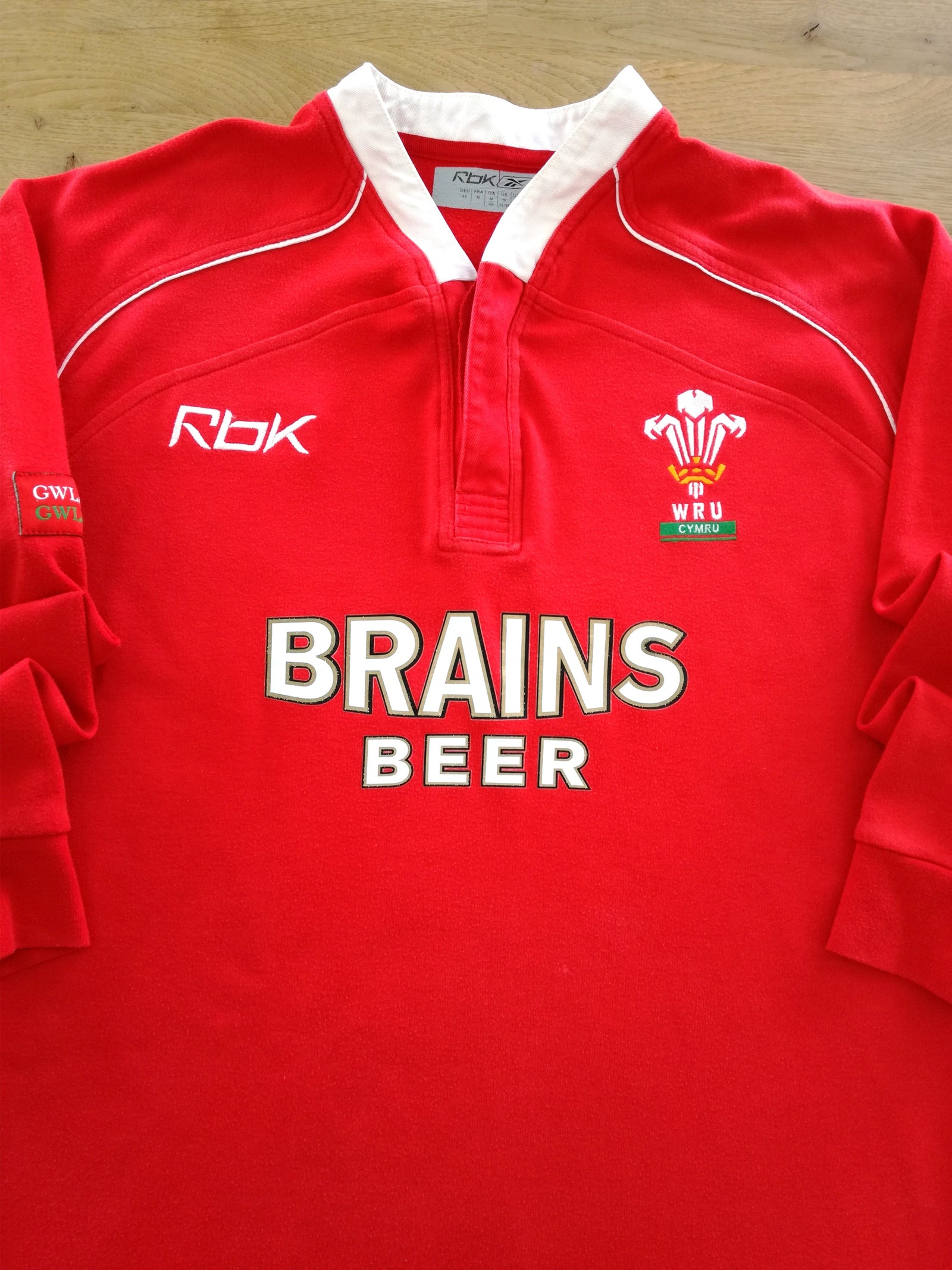 2006/07 Wales Home Long Sleeve Rugby Shirt