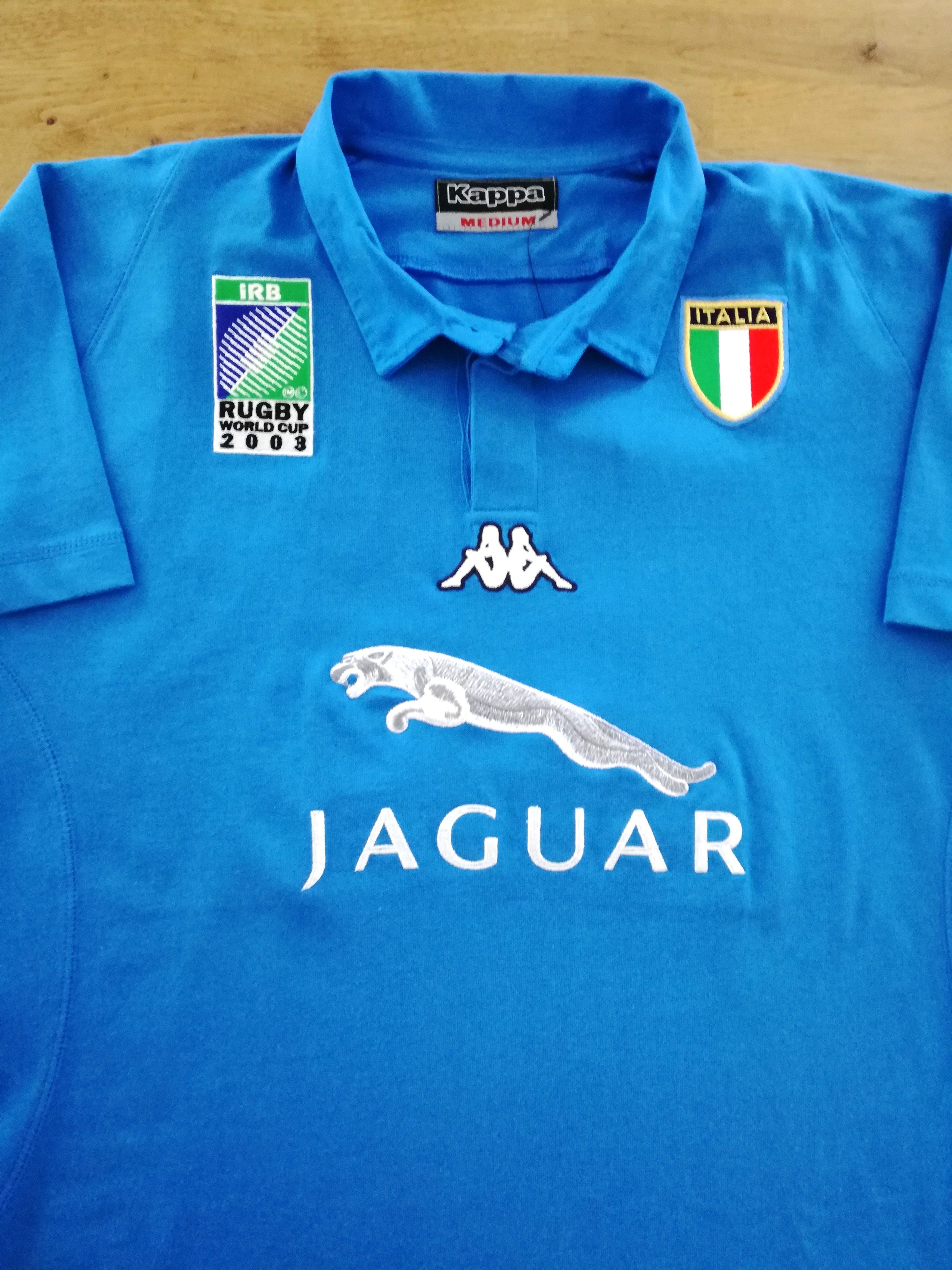 2003 Italy Home World Cup Rugby Shirt