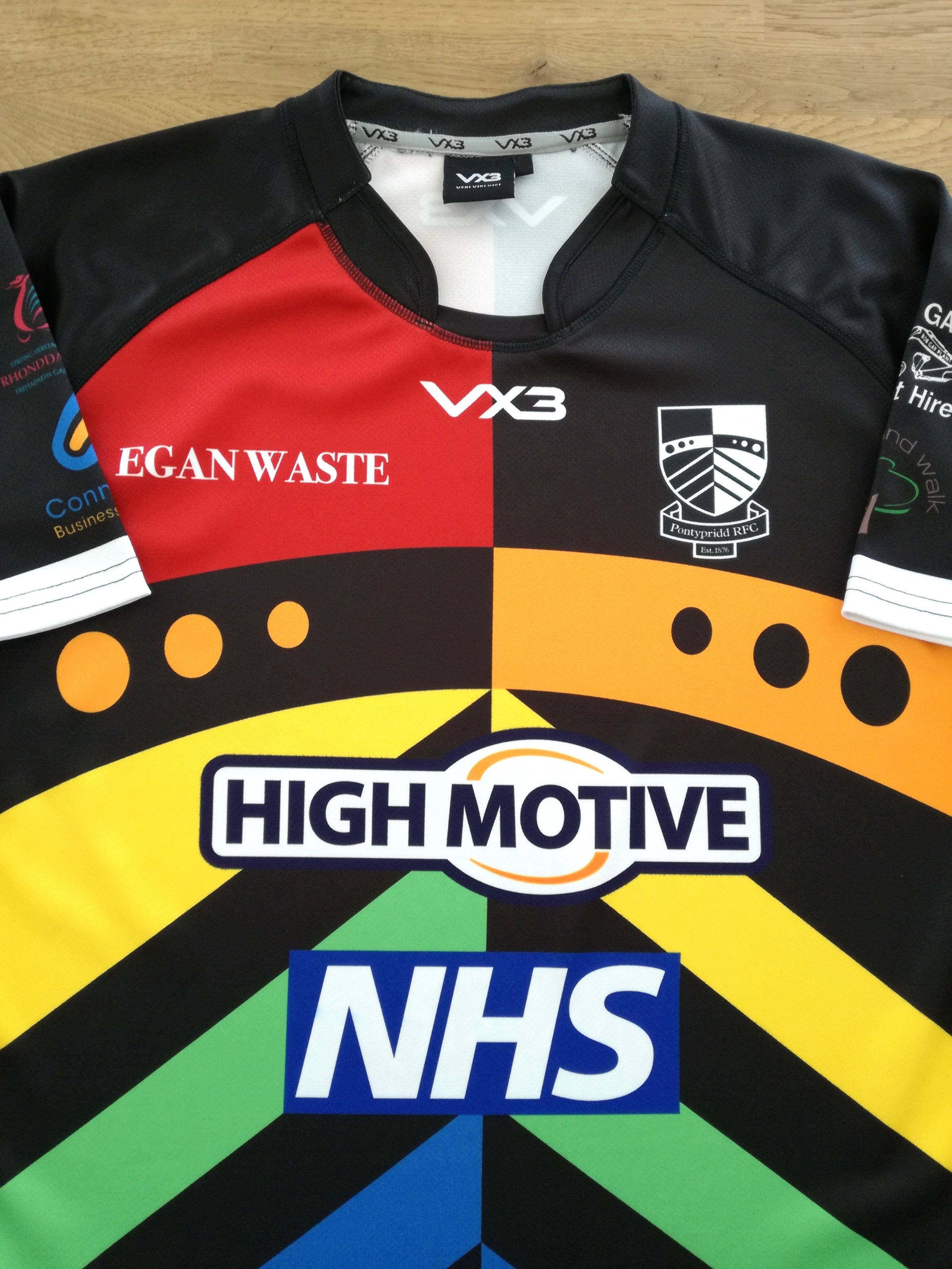2020 Pontypridd 'Rainbow' Rugby Shirt