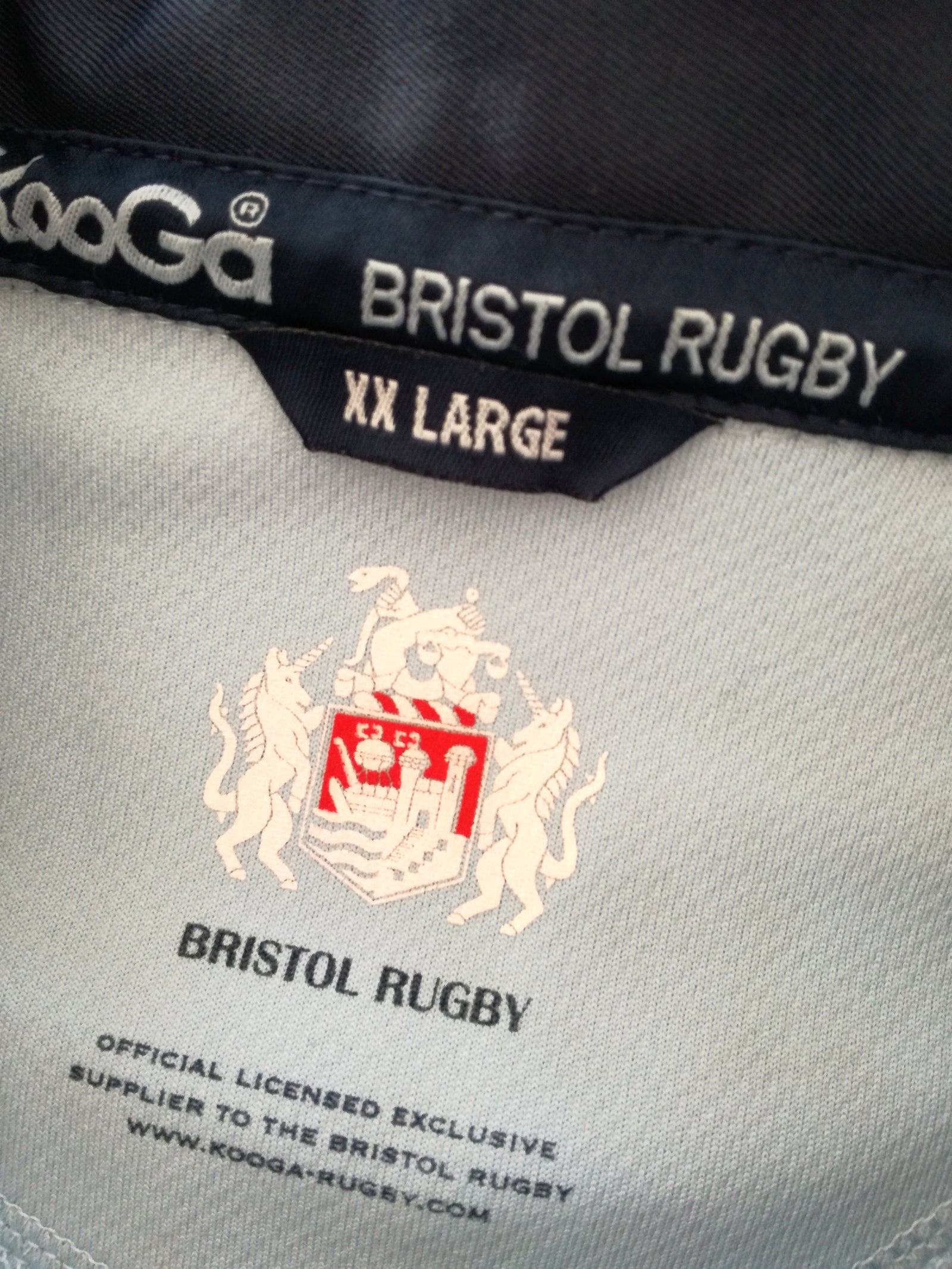 2007/08 Bristol Away Rugby Shirt (XXL)